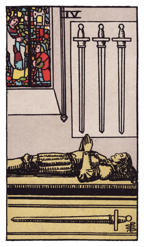 4 of Swords Tarot Card of the Day