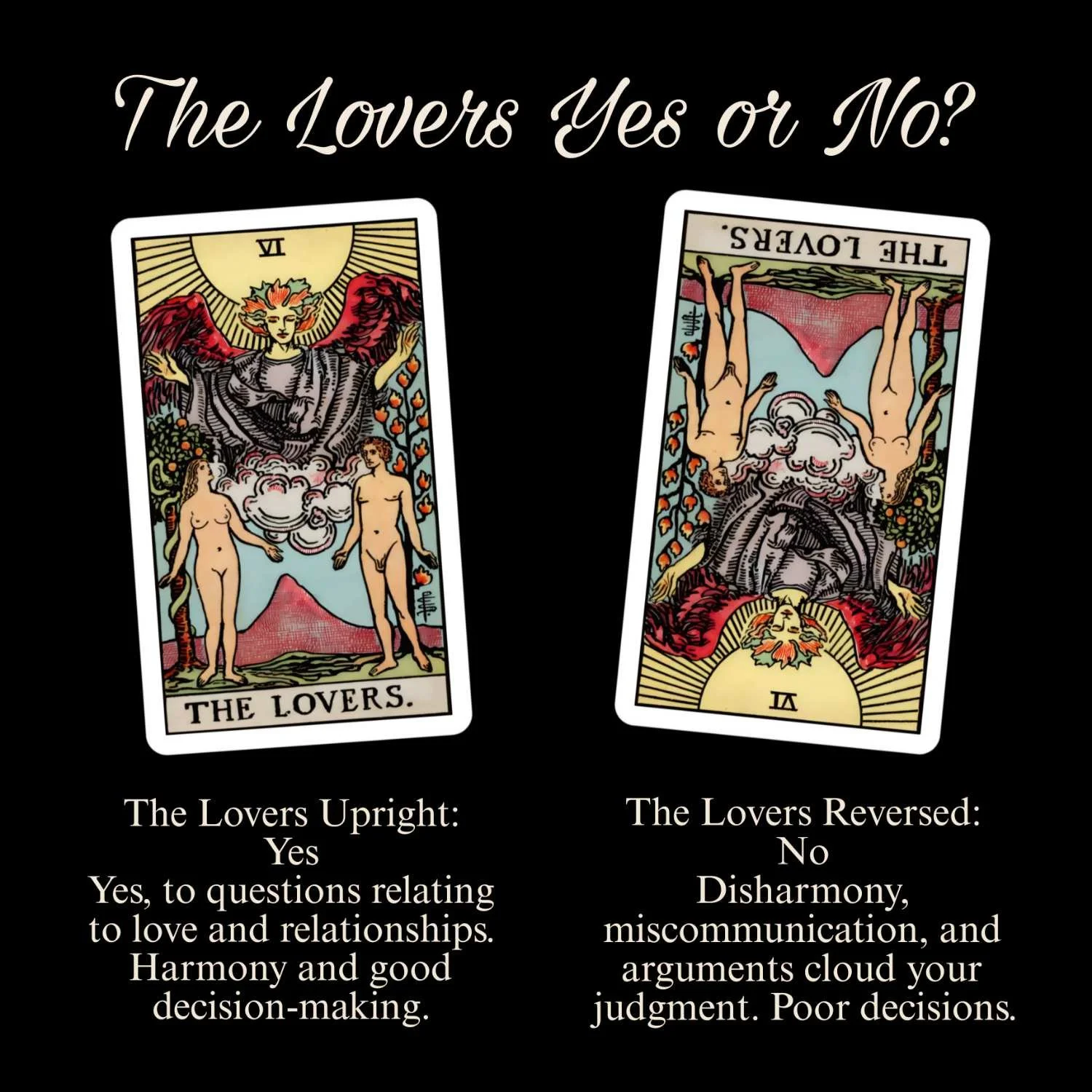Tarot Cards The Lovers Marigold Tarot Print The Lovers Rite Of