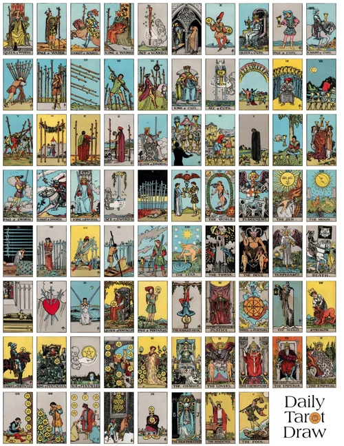 Free Printable Tarot Cards
