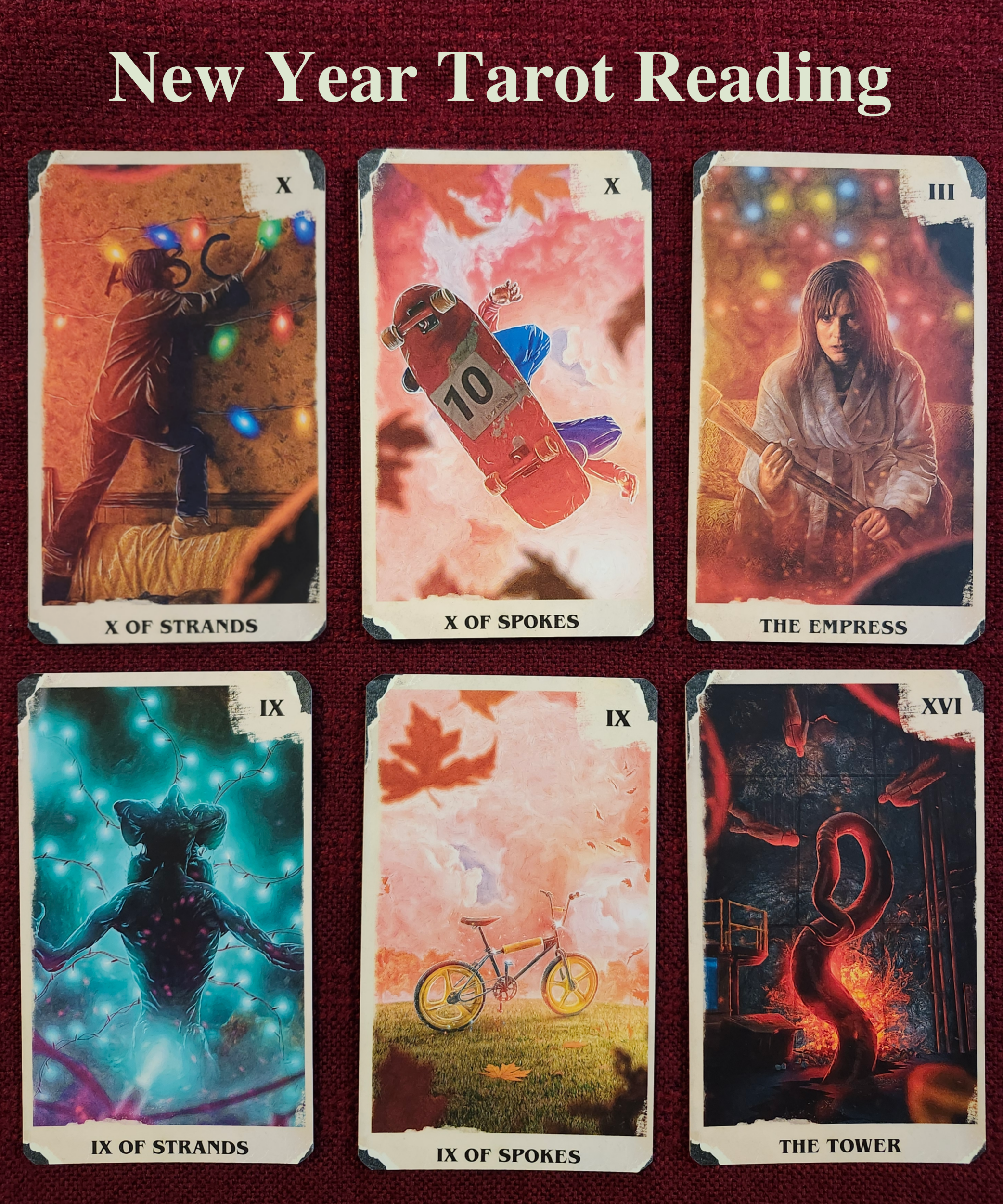 Stranger Things new year tarot reading
