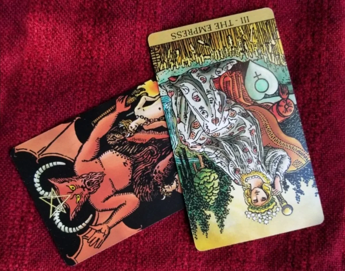 Reversed Tarot cards
