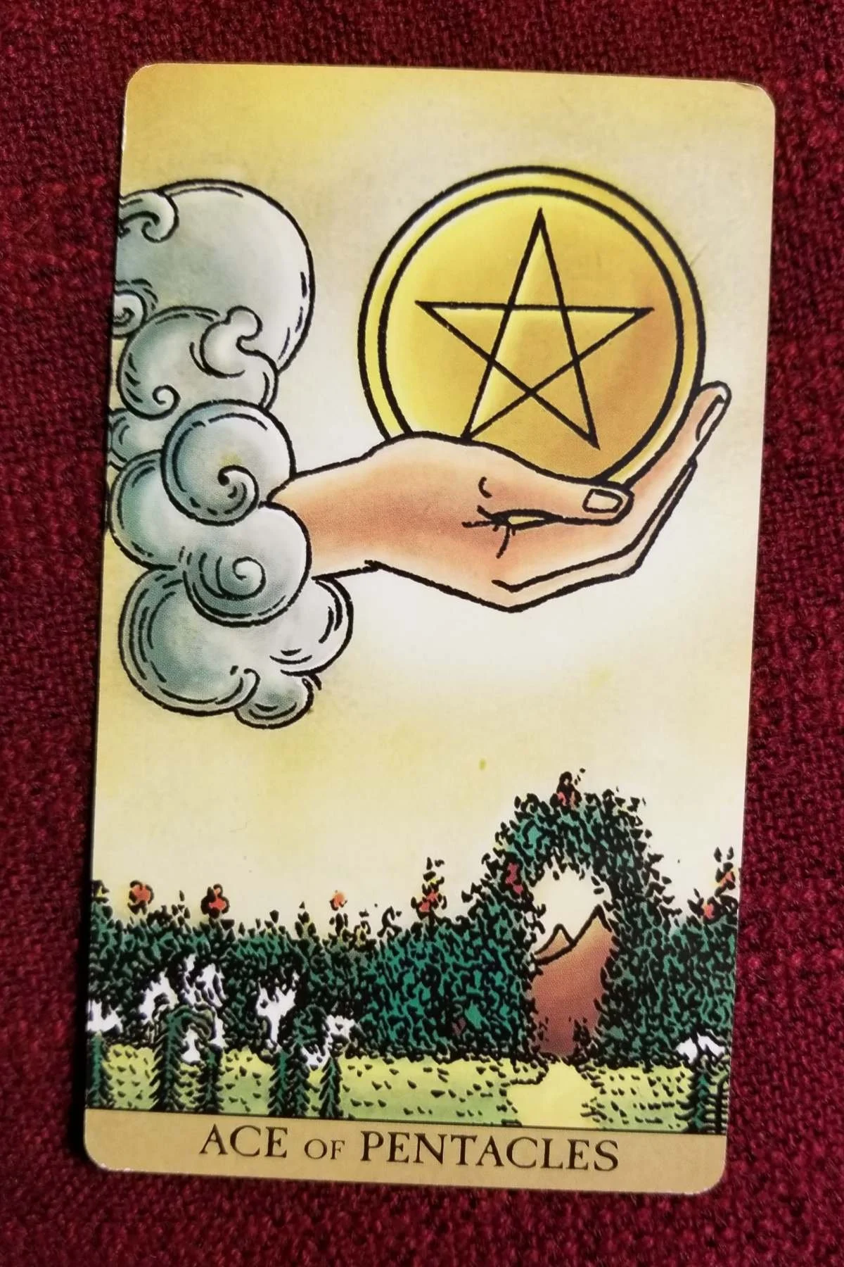 Tarot Card Of The Day Ace Of Pentacles