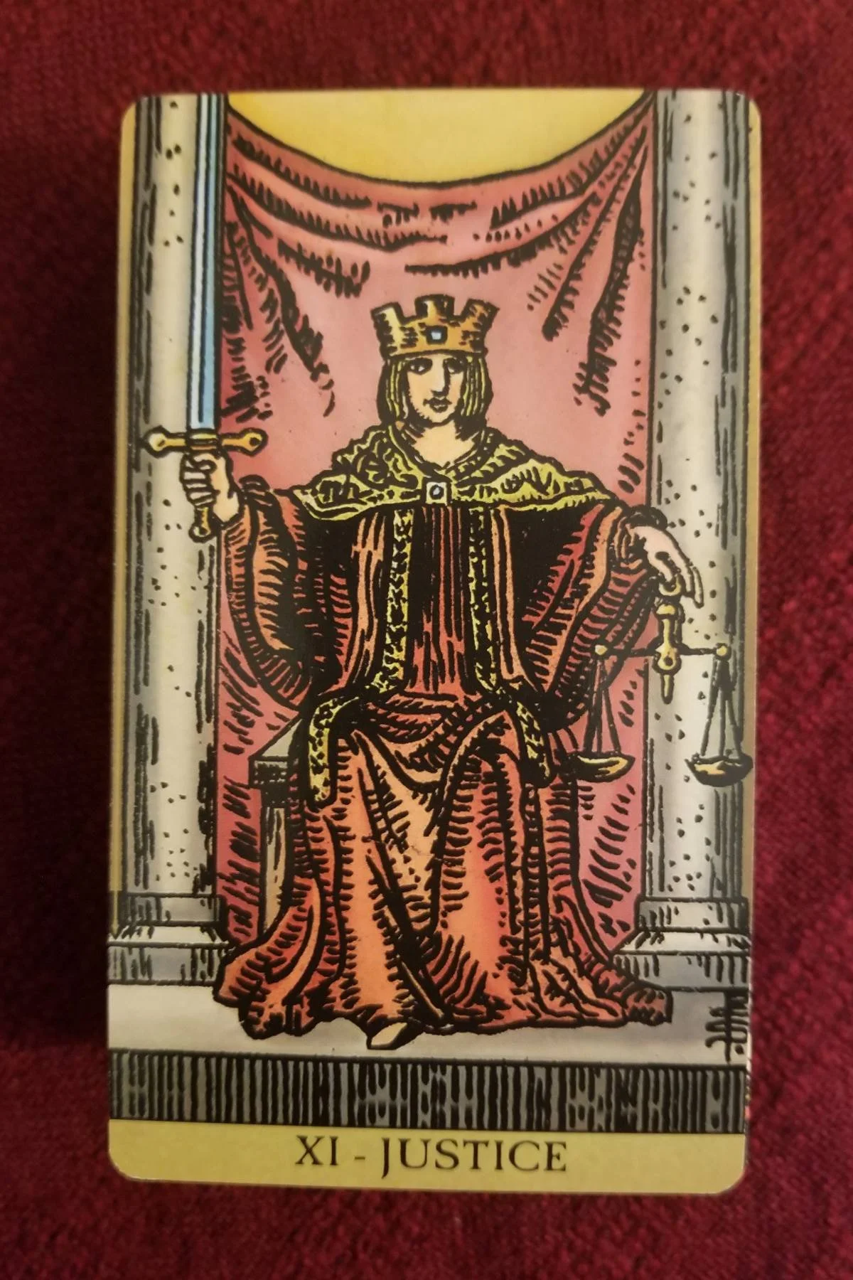 Tarot Card Of The Day Justice Tarot Card Of The Day Justice