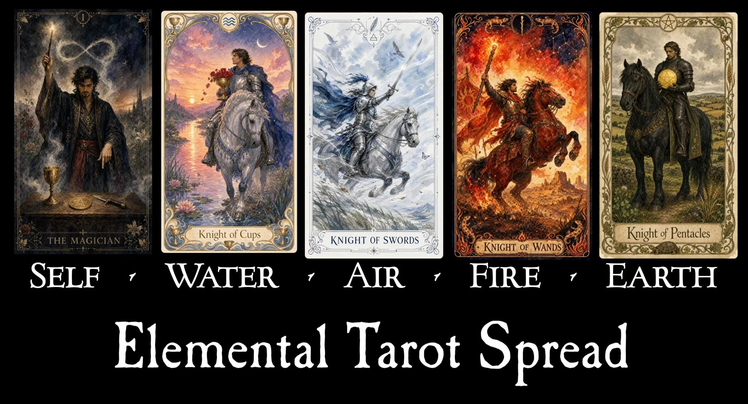 Elemental Tarot Spread