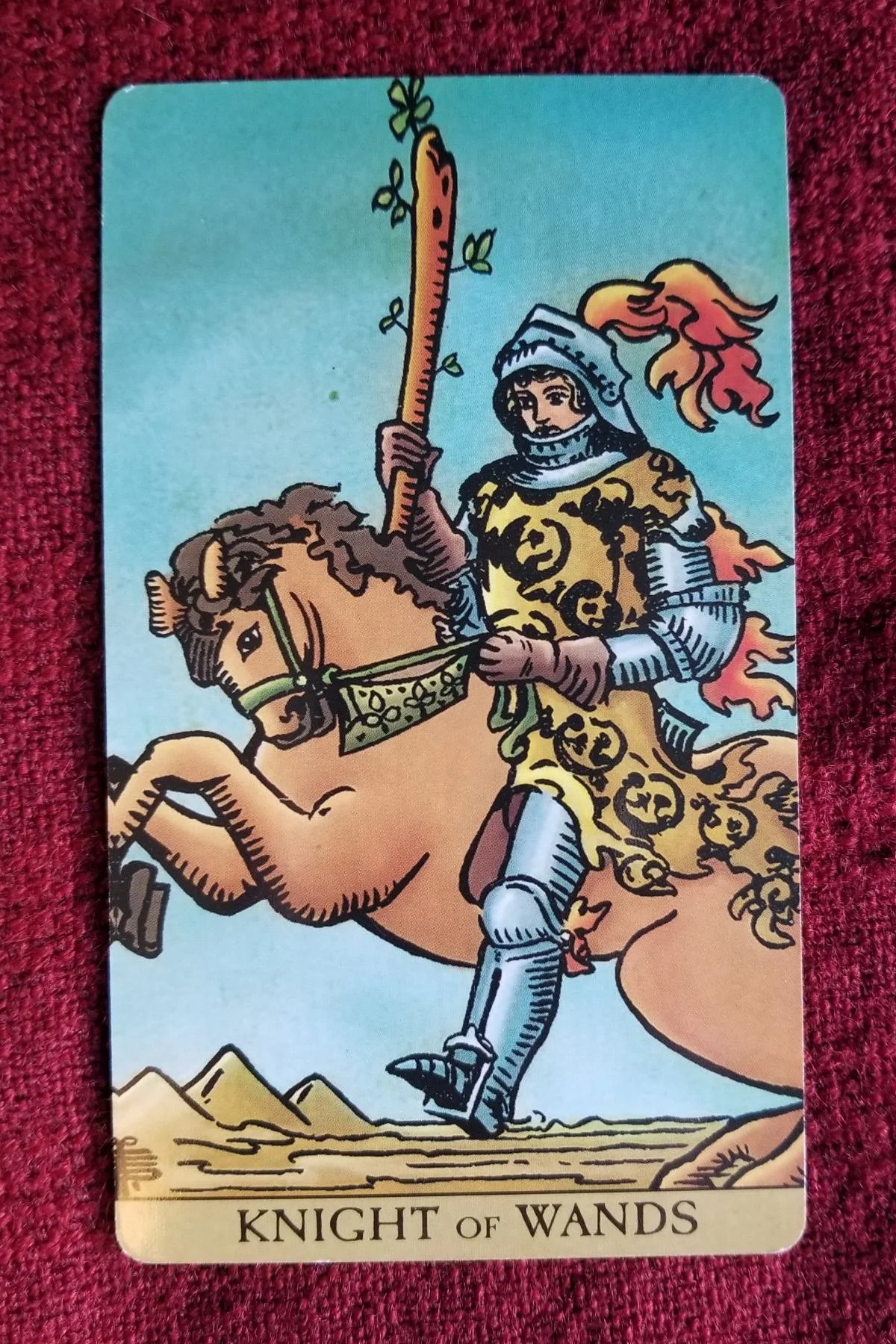 The Knight Of Wands Tarot Card Of The Day