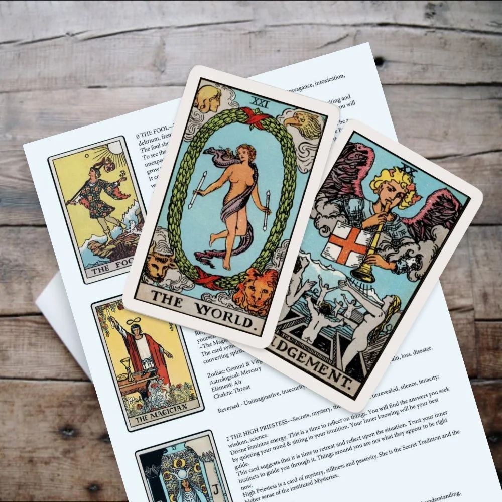 Tarot Cards Meaning List Pdf