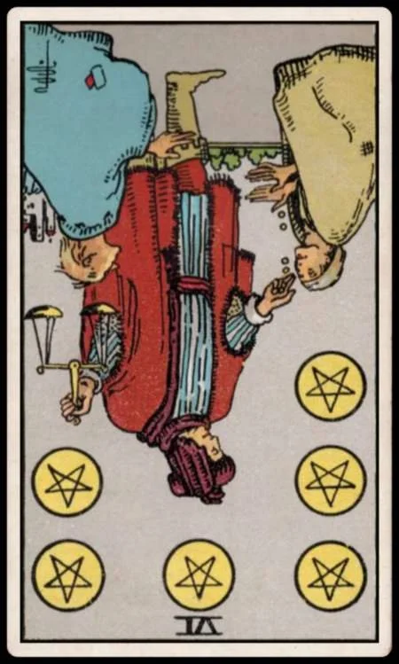 6 Of Pentacles Reversed Yes Or No 6 of Pentacles Yes or No