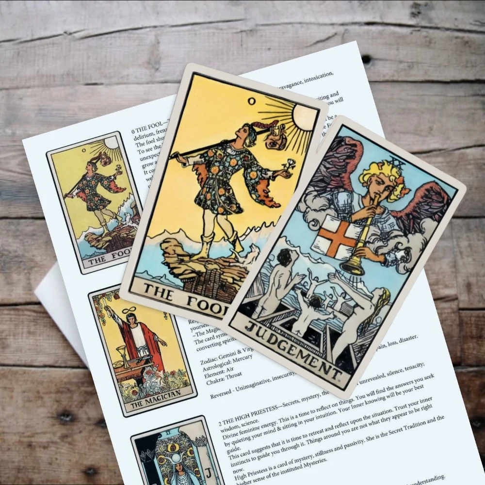 Printable Tarot Cards — Daily Tarot Draw