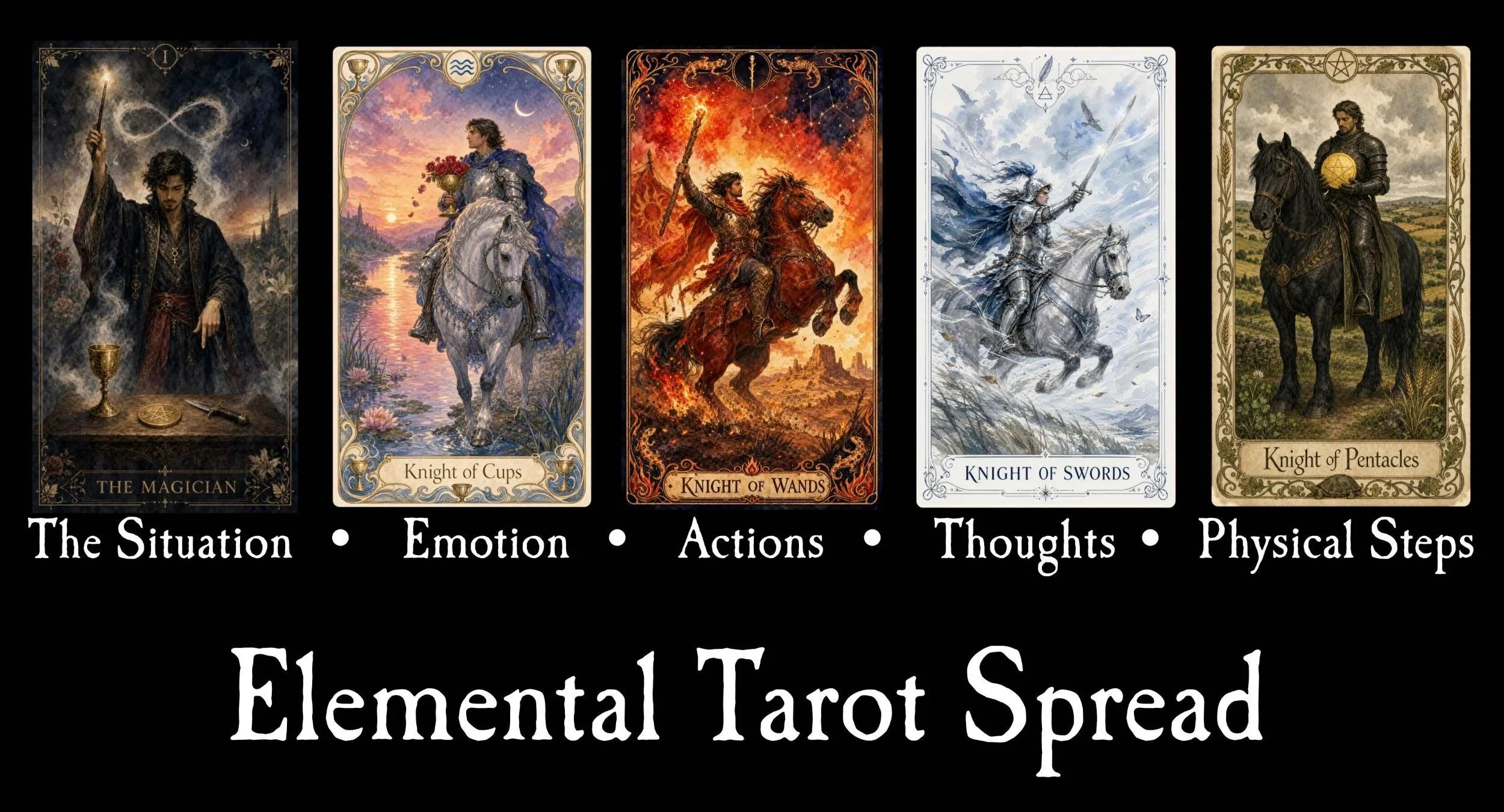 Elemental Tarot Spread