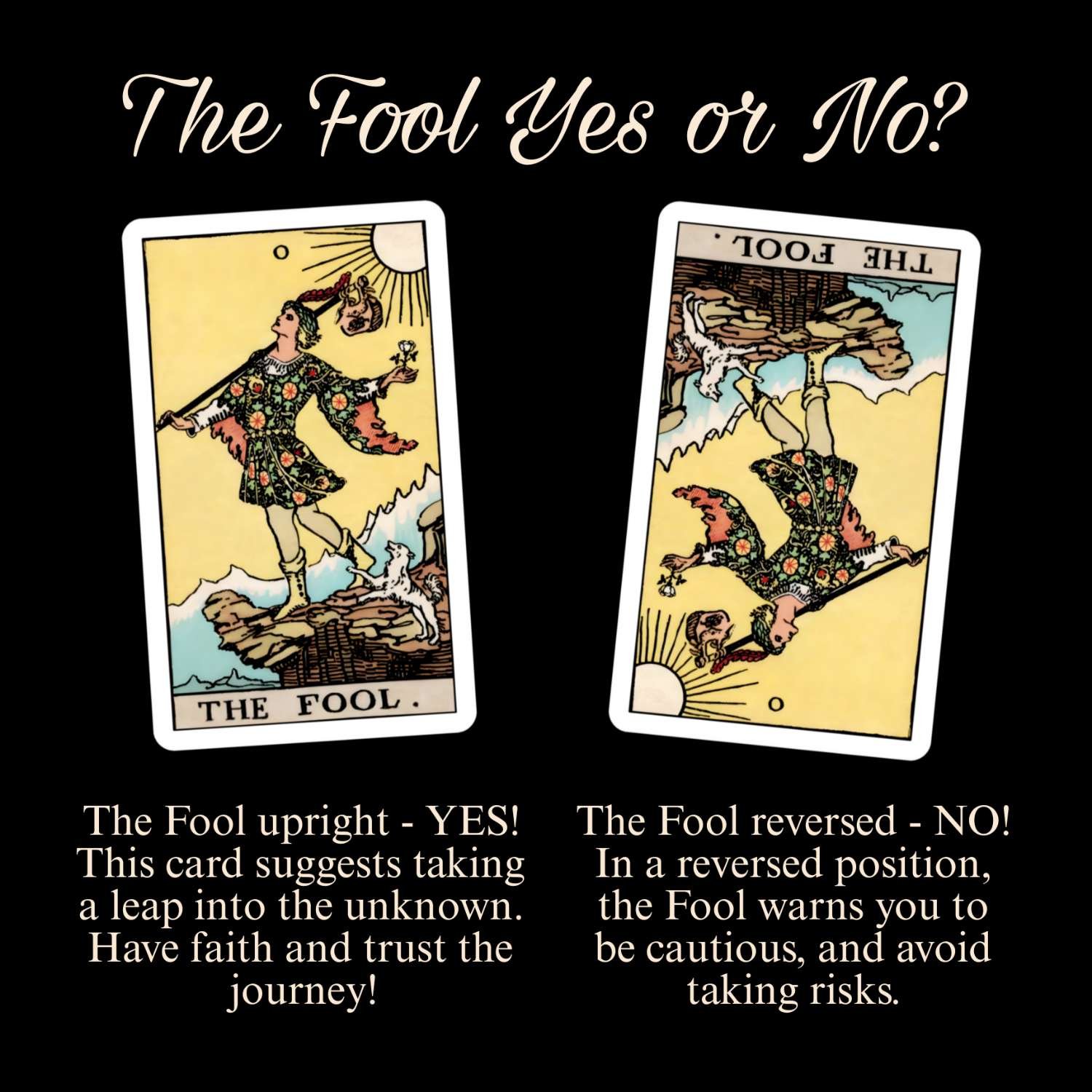 The Fool Tarot Yes or No