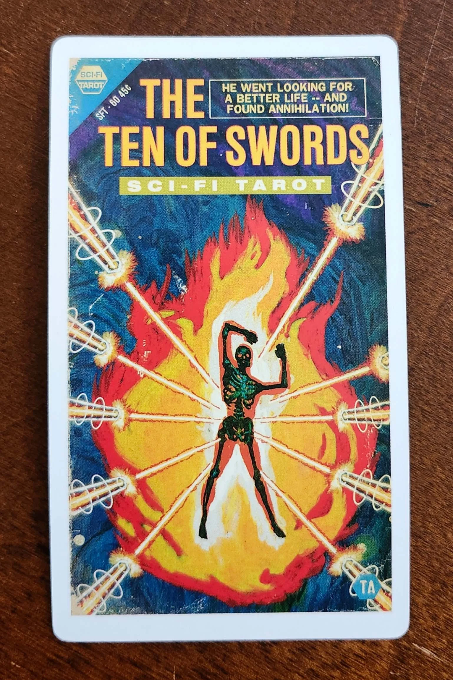 Ten of Swords Sci-fi-Tarot