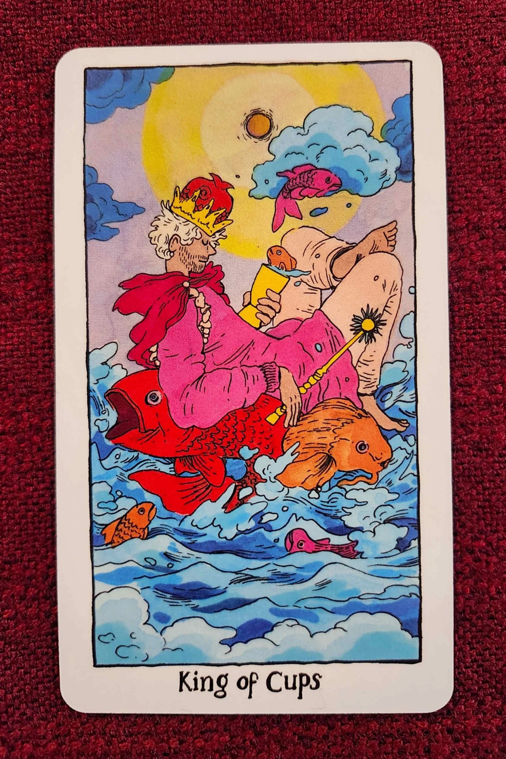 king of cups in the Cosmic Slumber tarot