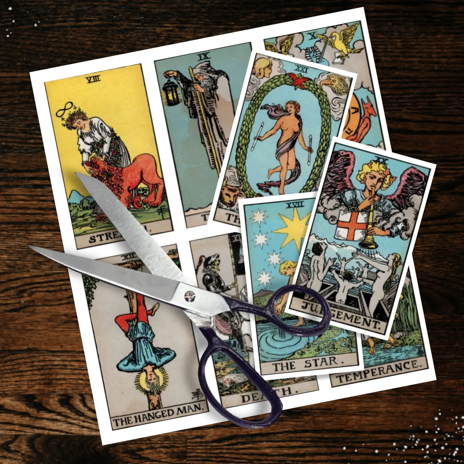 Printable Tarot Cards - 78 Tarot Cards pdf free download — Daily Tarot Draw