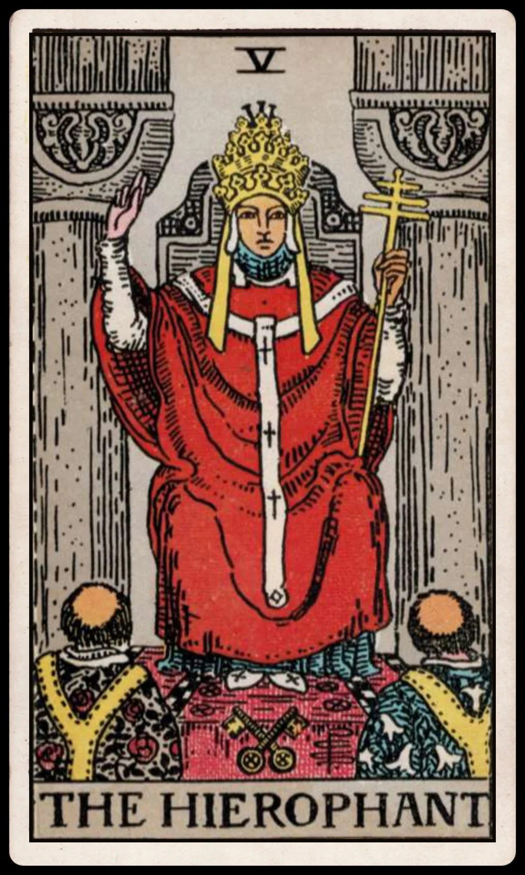 Life Path 5 and the Hierophant Tarot Card