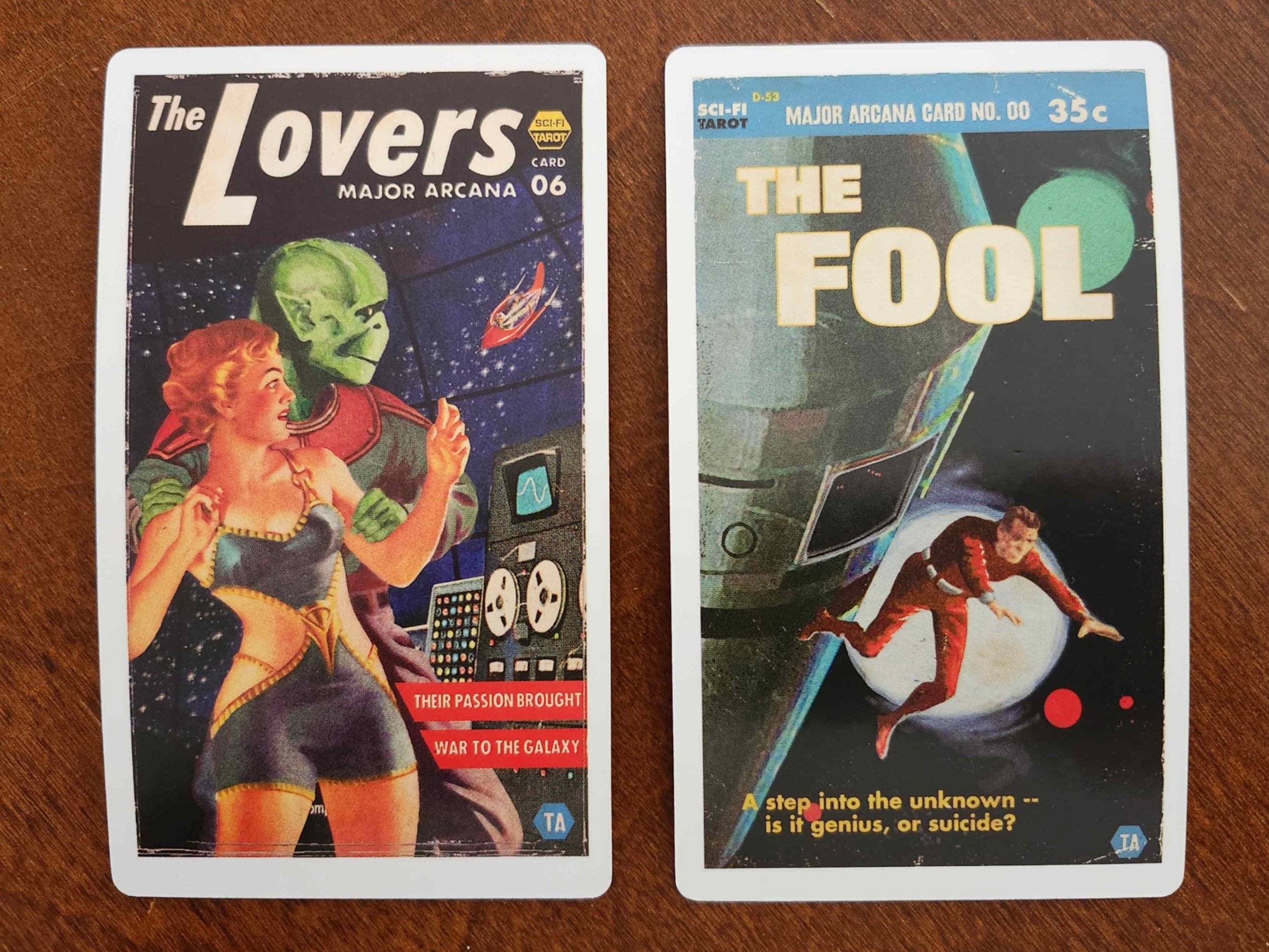 Sci-Fi Tarot lovers fool