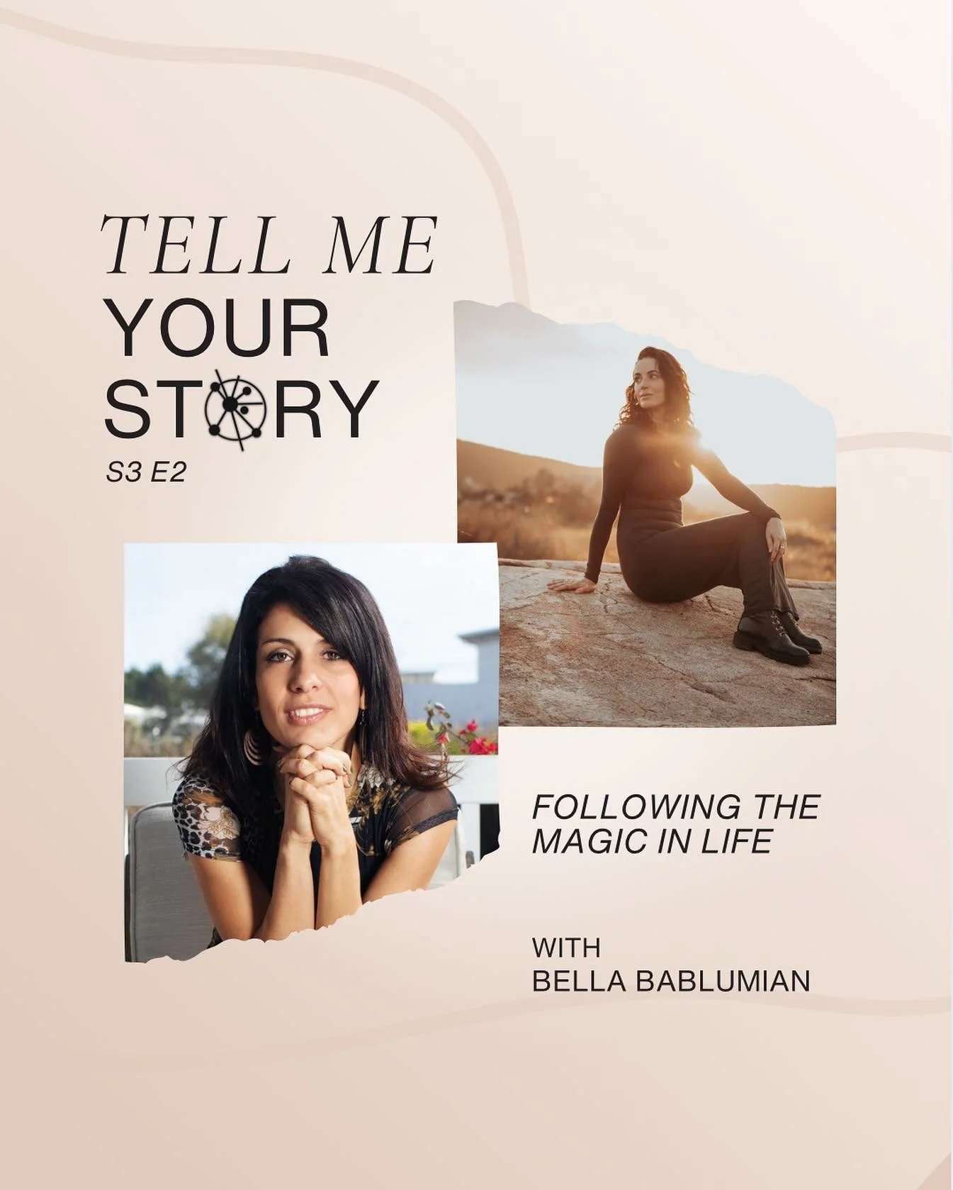 🎙️S3E2: Following the magic in Life with Bella Bablumian 
In this new episode, we travel from Armenia to Russia, then to America, on to Brazil, and back again — what a journey! A journey where our guest, Bella, never stopped believing in magi