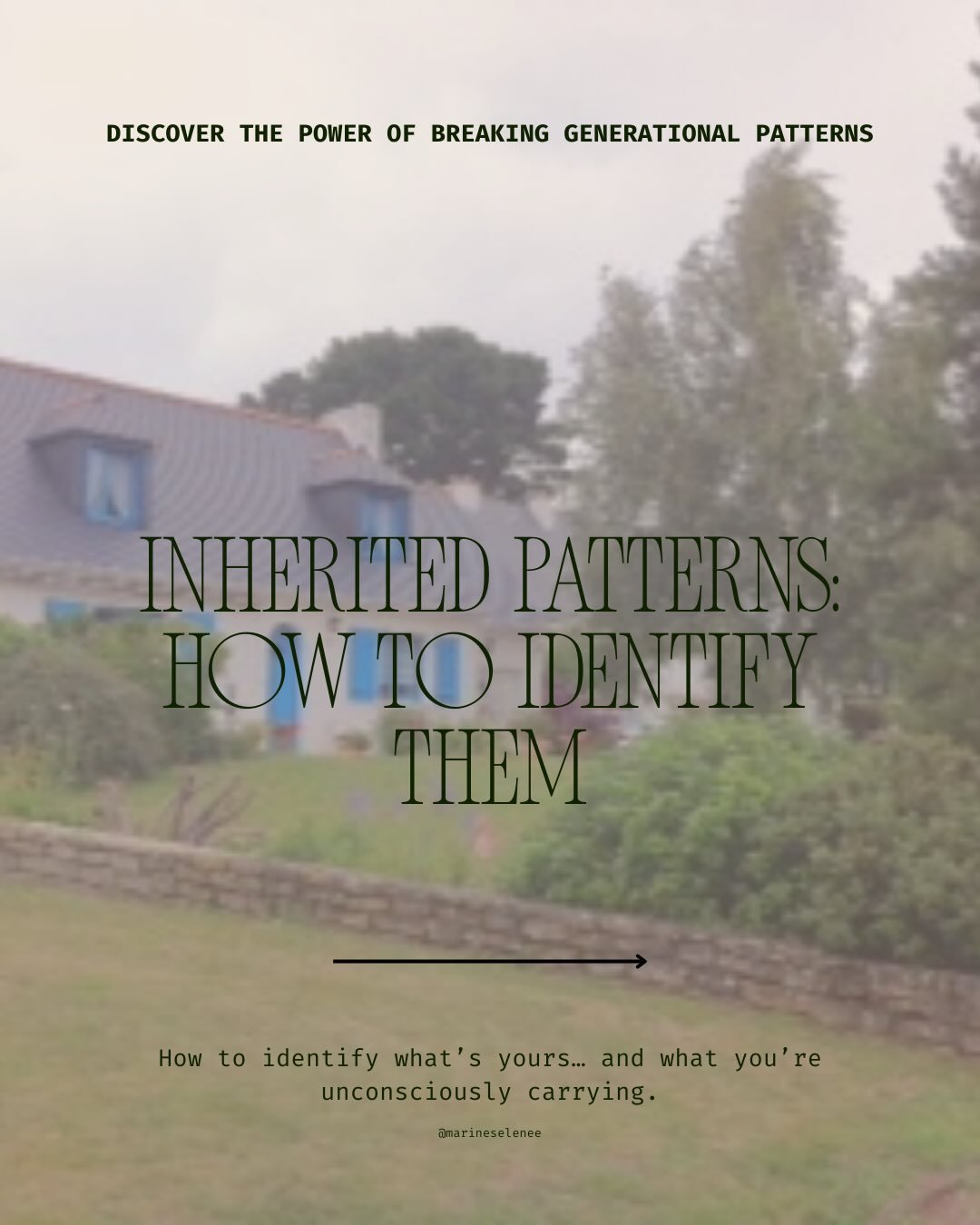 Identifying inherited patterns with Marine ❤️