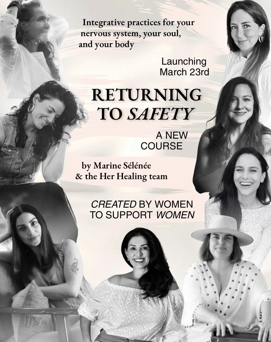 Launching March 23rd ❤️

New Online Course &mdash; Returning to Safety

Seven incredible women&hellip; plus me.&nbsp;
17 modules and 23 videos.
&nbsp;
This online course is very dear to my heart because, between Miami, LA, and NYC, I personally know 