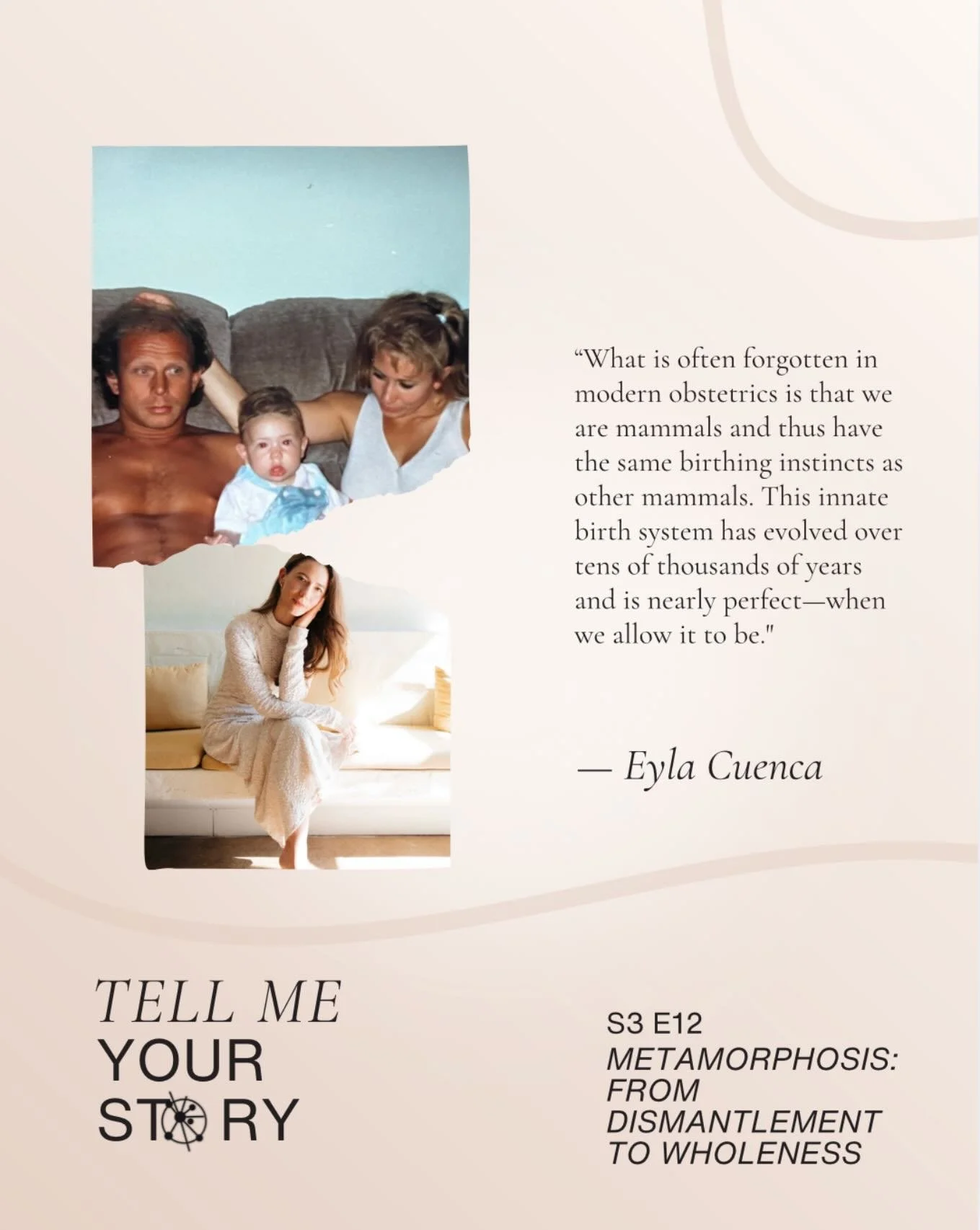 Beautiful conversation with @eyla_cuenca_birth on Tell me your Story Podcast 🎙️