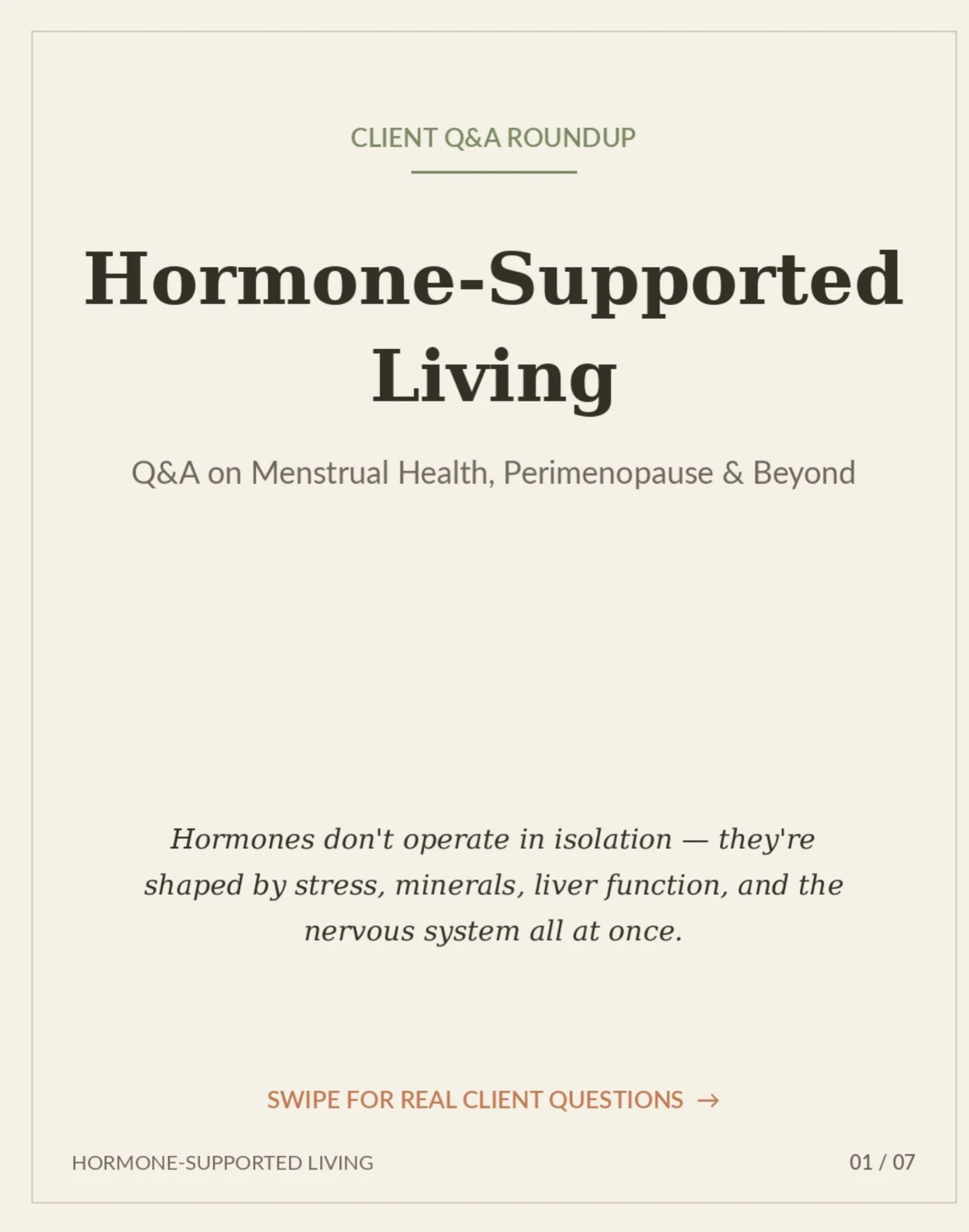Hormone-Supported Living 

Book your Endobiogeny Session ❤️✨