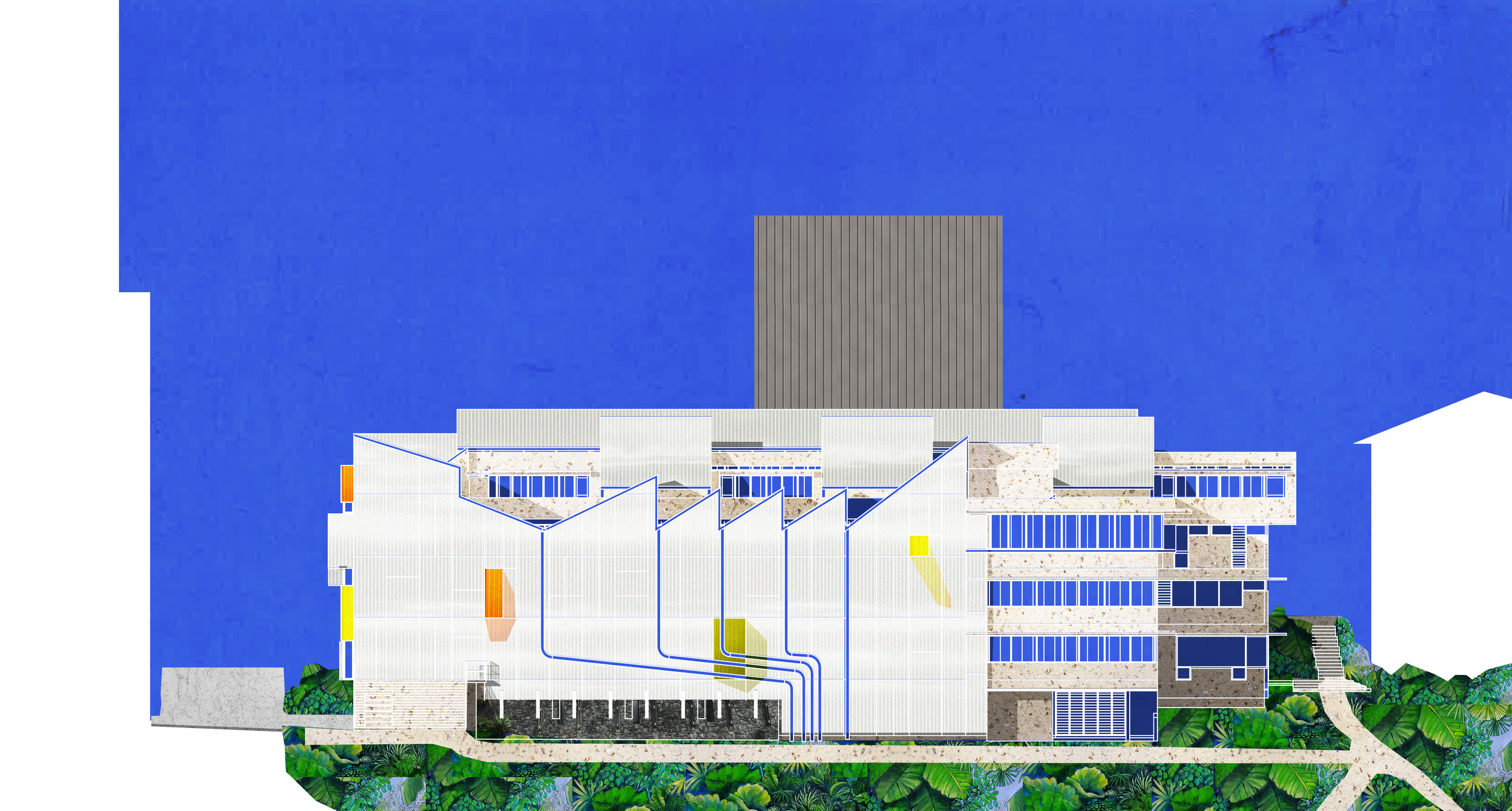 10. A proposed renovation of a university architecture school.