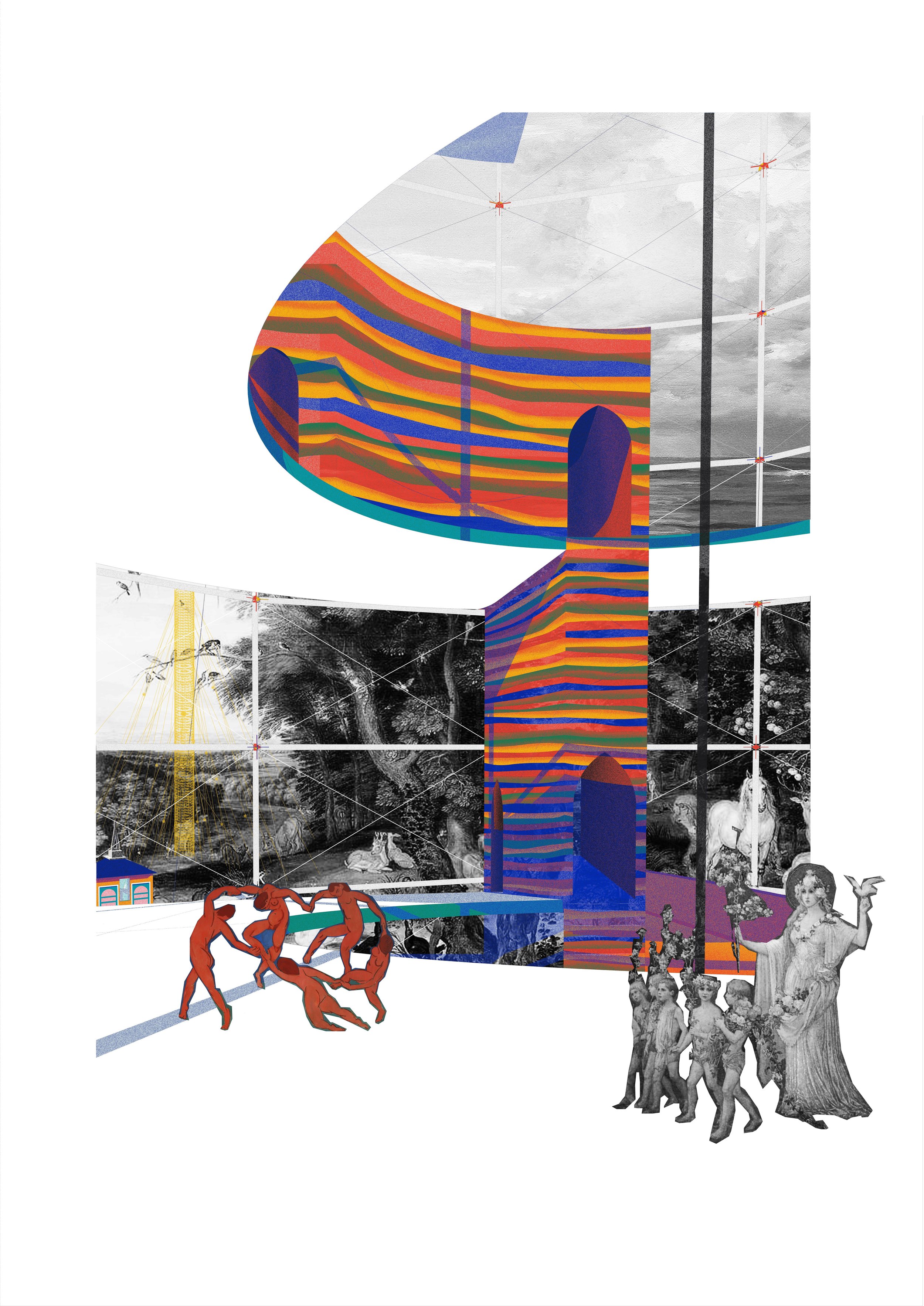 8. A design for a church in Brisbane, year 2100