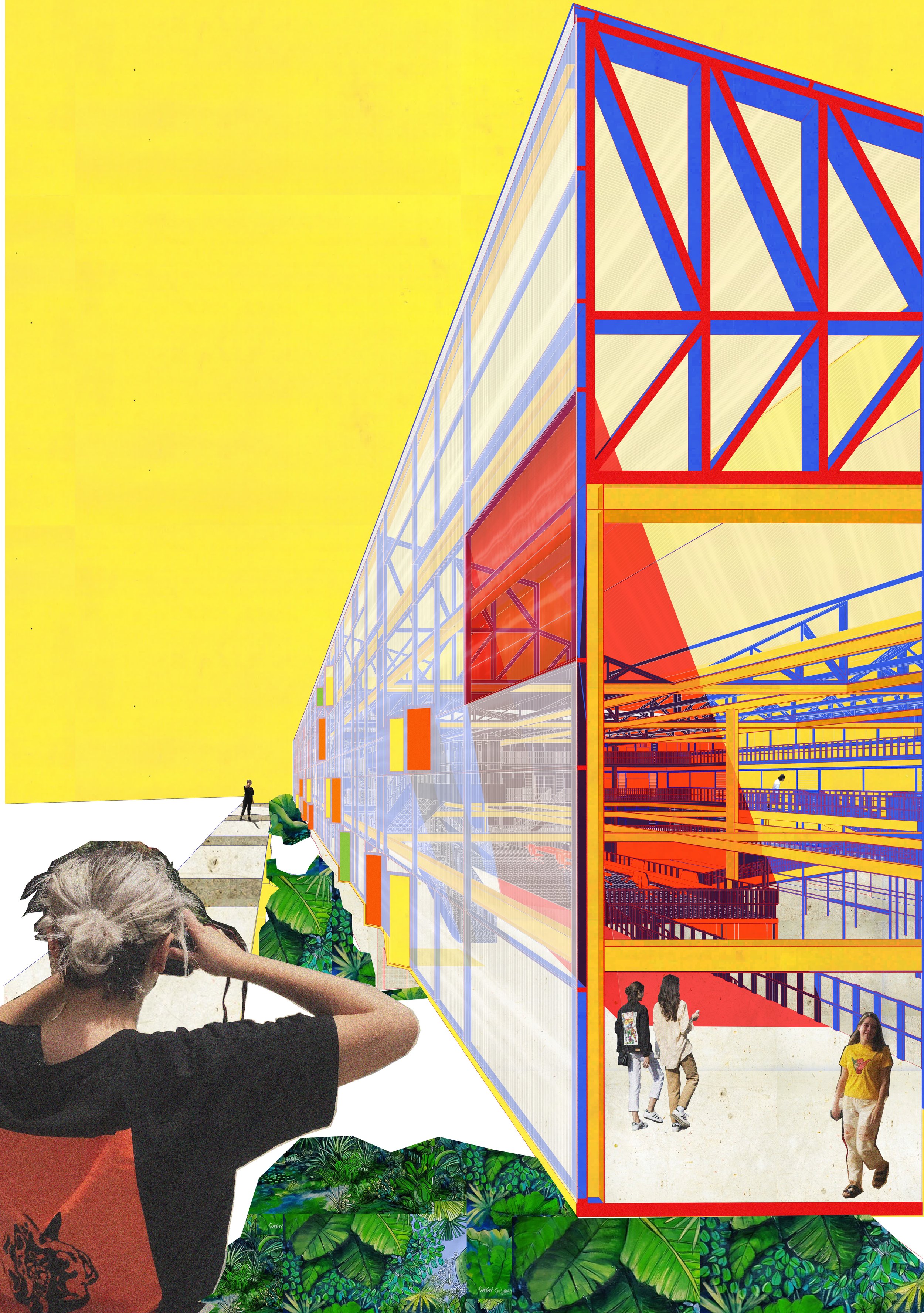 12. A proposed renovation of a university architecture school.