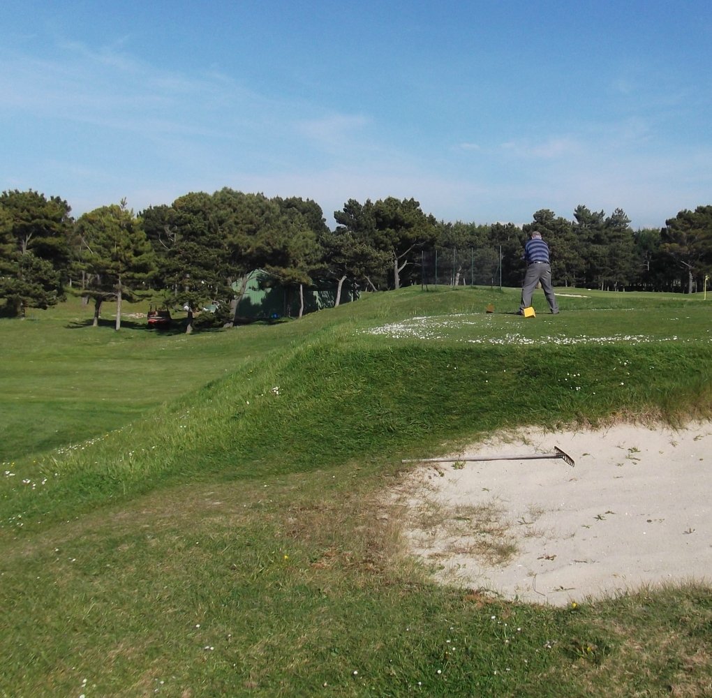Nearby golf course