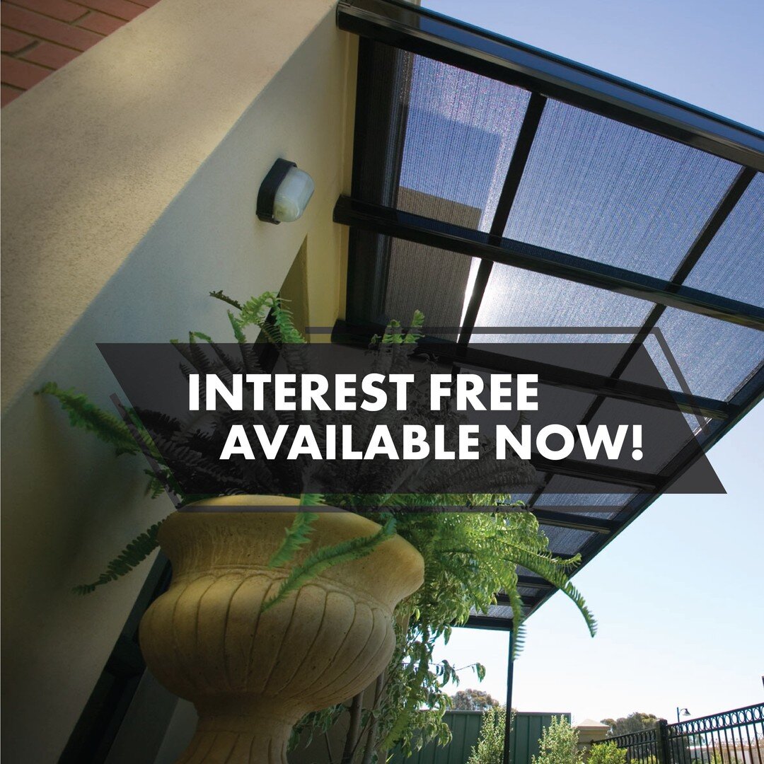 We have some great news! We have teamed up with Humm &amp; Payright to now be able to offer interest free payment plans!

What does that mean? You can get your dream outdoor living space without breaking the bank! Get in touch now to see how we can h