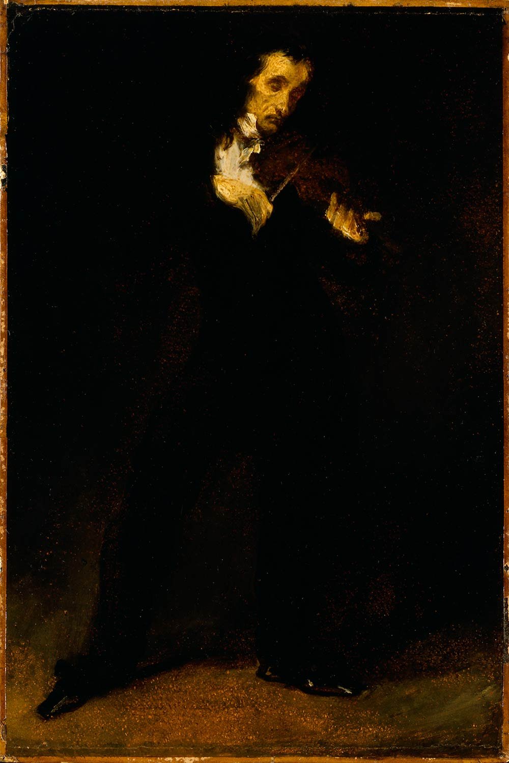 Composer Niccolo Paganini painting