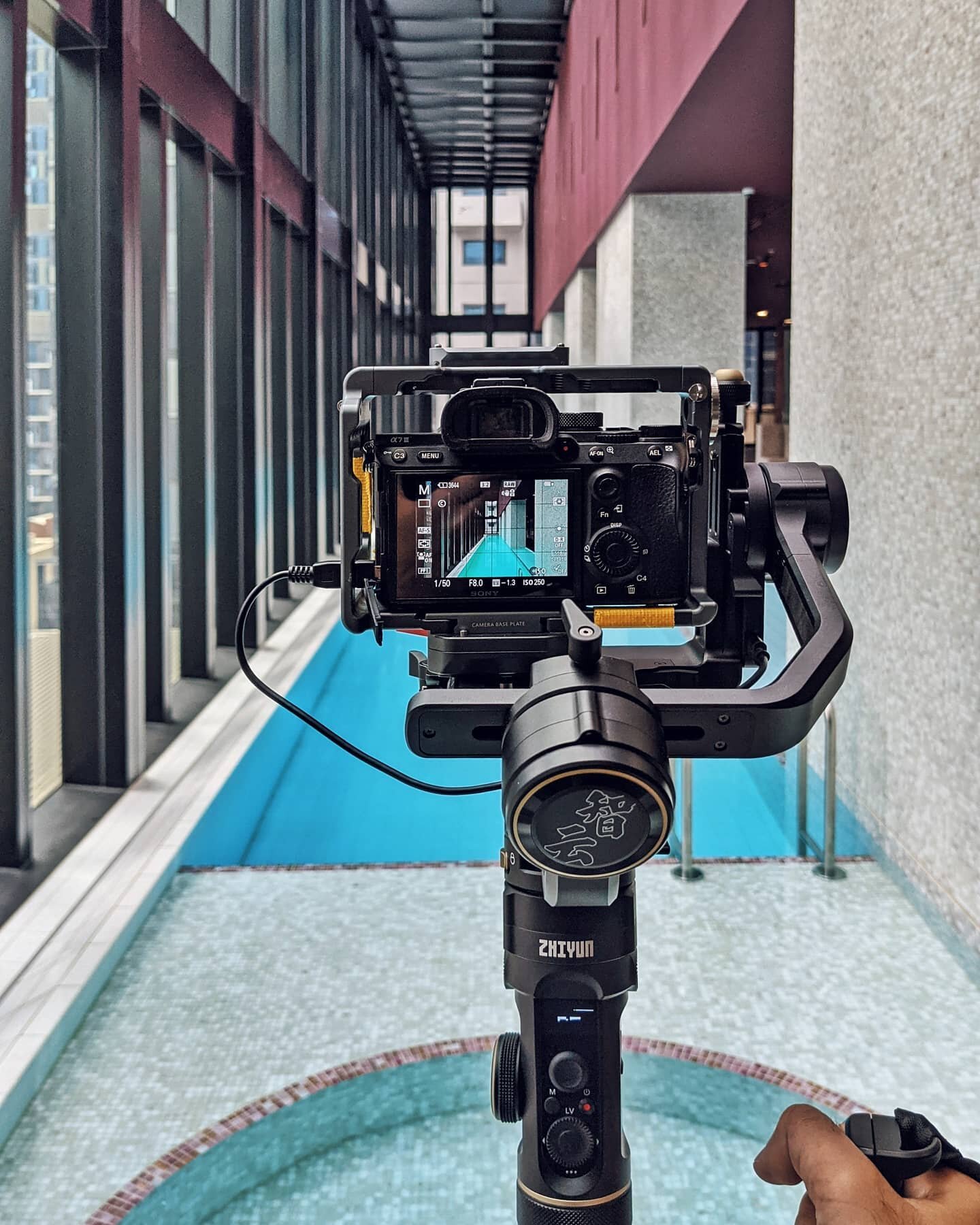 Always a fun time filming with a run n' gun rig. When you have a demanding project with vast spaces and limited time, this setup provides creative possibilities beyond what was achievable back in the day. Filmmaking gear innovates at an amazing pace,