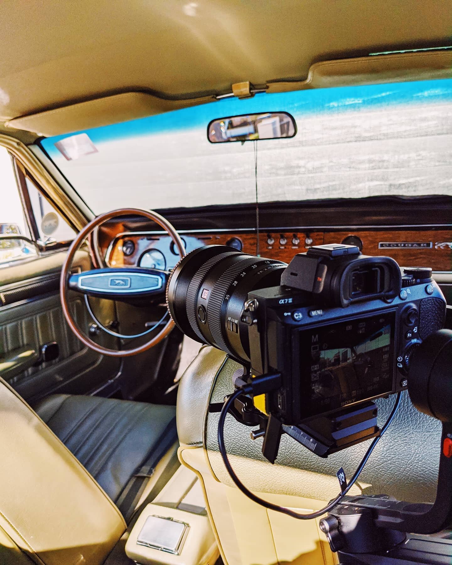 Fun times working in the back seat of a 1968 Mercury Cougar 🚙👌🎥🎬

NOTE: project was filmed prior to lockdown restrictions.