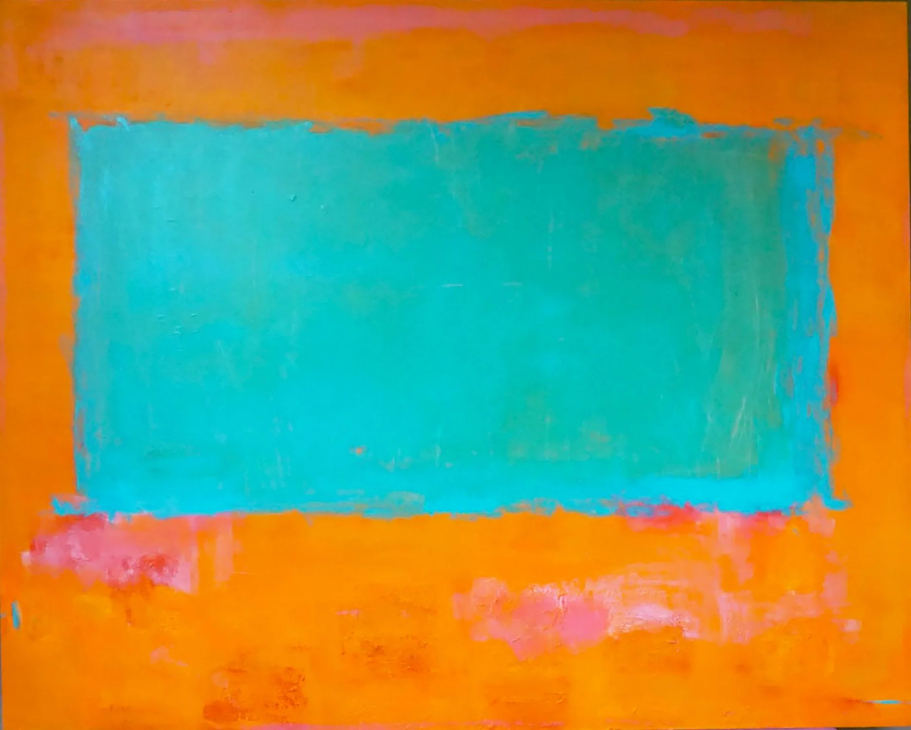 Sweet Sweet Love. Acrylic & Sand on canvas. 122. x 152 cm SOLD