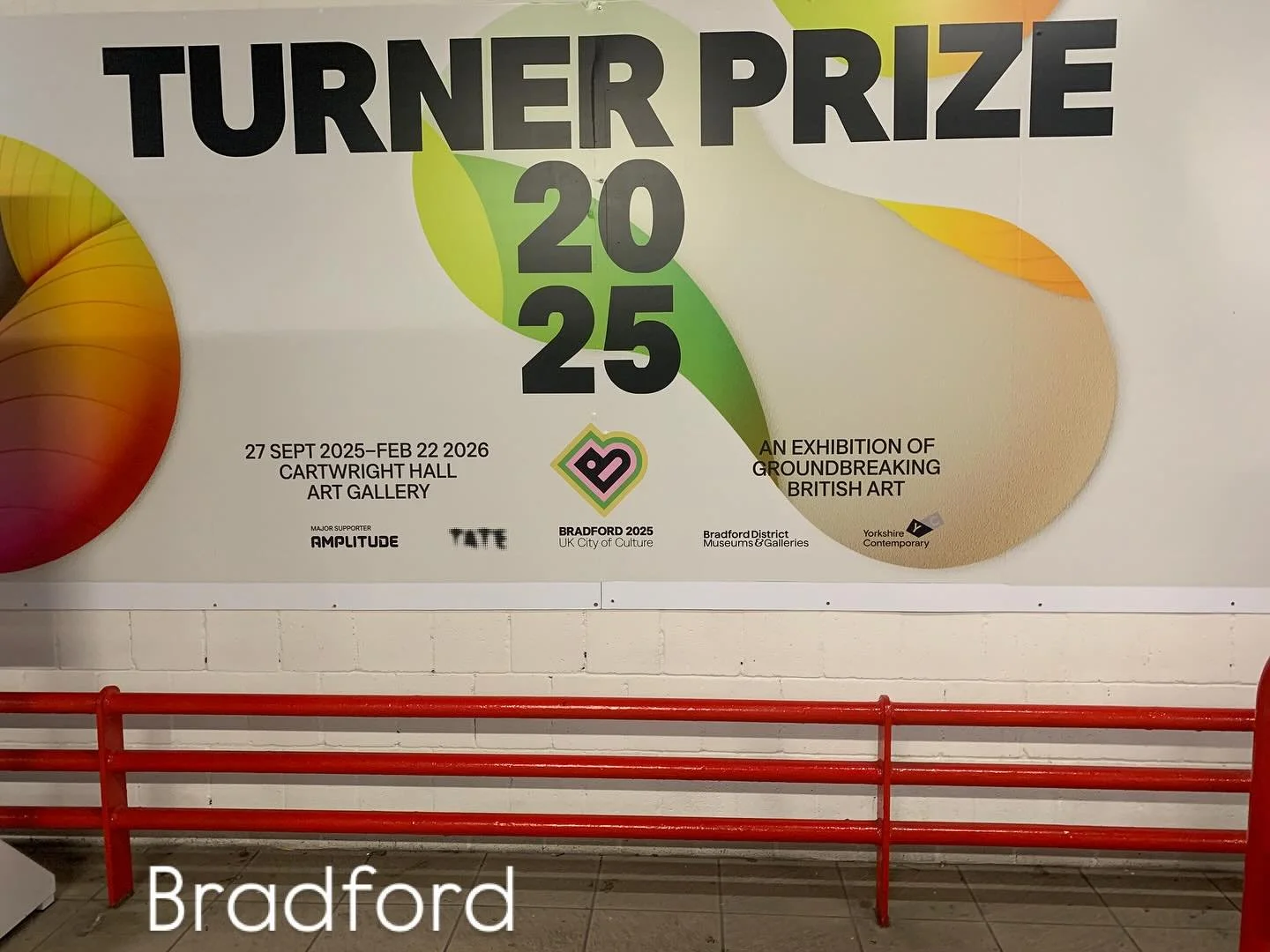 My clear favourite to win this year is Mohamed Sami (slide 3) Really good to see his paintings IRL. #turnerprize2025