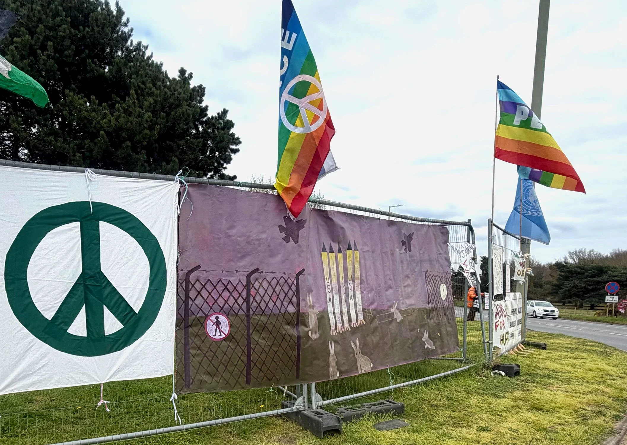 Sentinels banner at (US)RAF Lakenheath