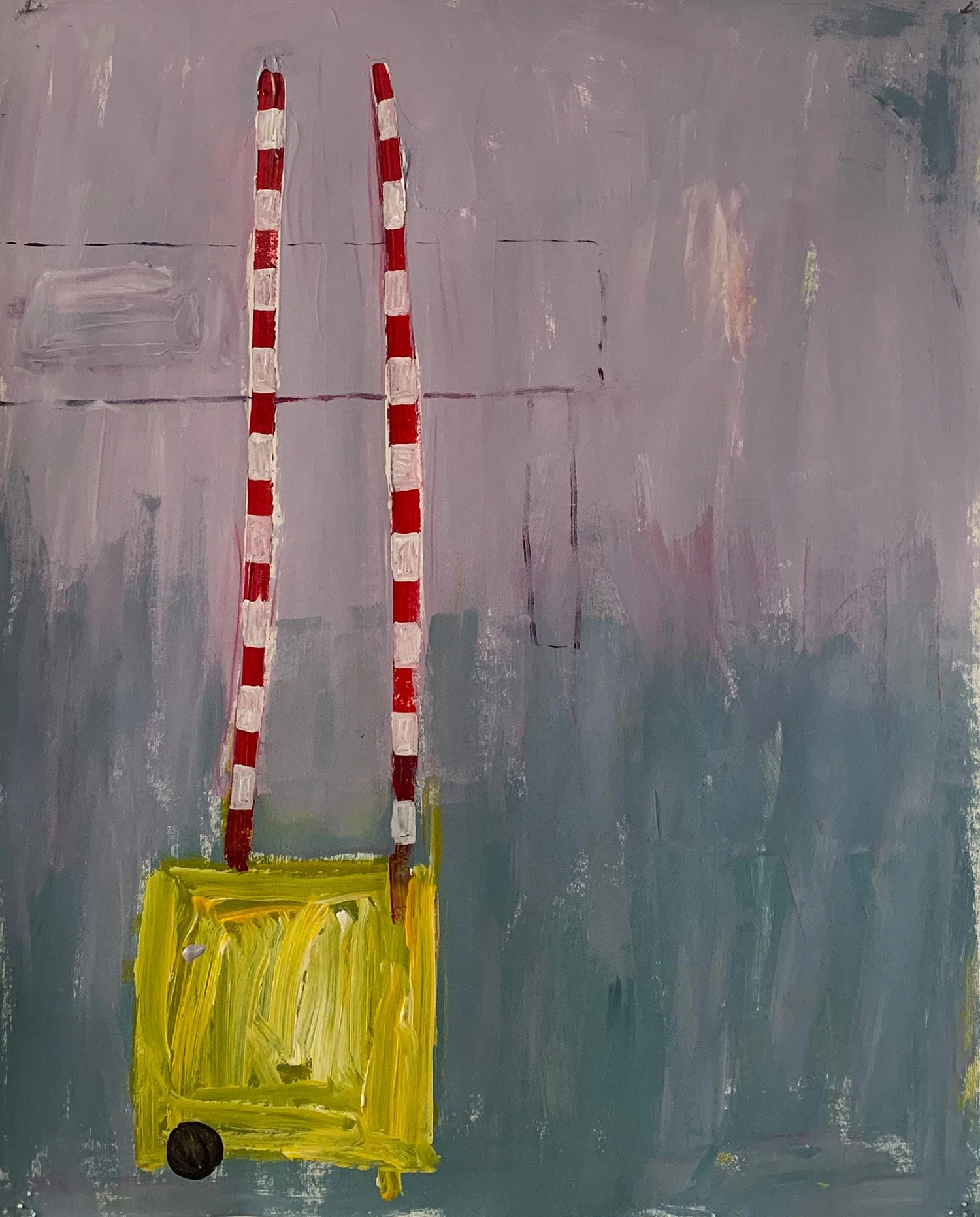 Border Control. Acrylic on paper.