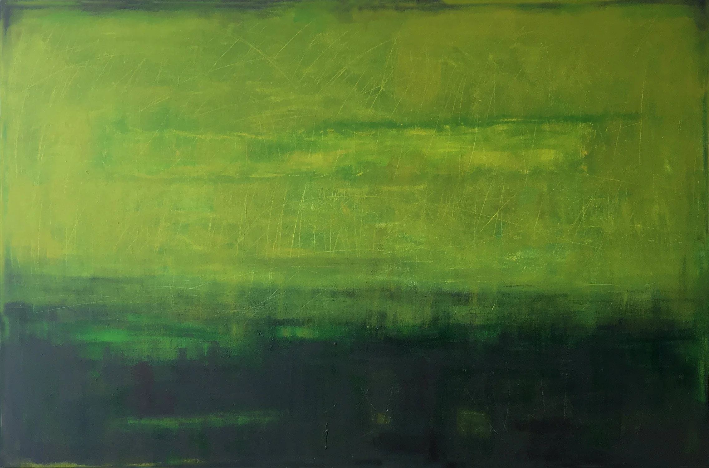 Big Green. Acrylic on canvas. 100 x 150 cm. SOLD