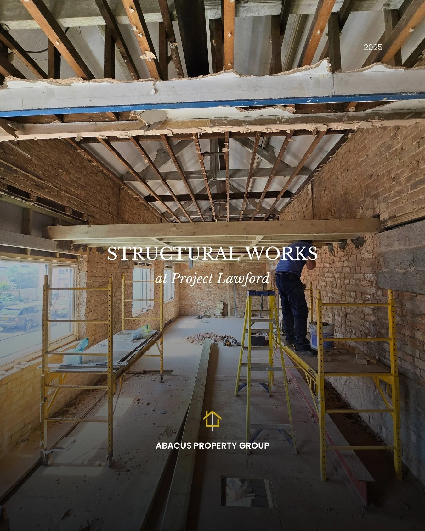 π We’re back at the Behind the Build: HMO Series with Ray…
These photos were taken a few weeks ago when we were in the middle of structural works at Lawford Road. Just wanted to keep you guys updated step-by-step, even if we’re a