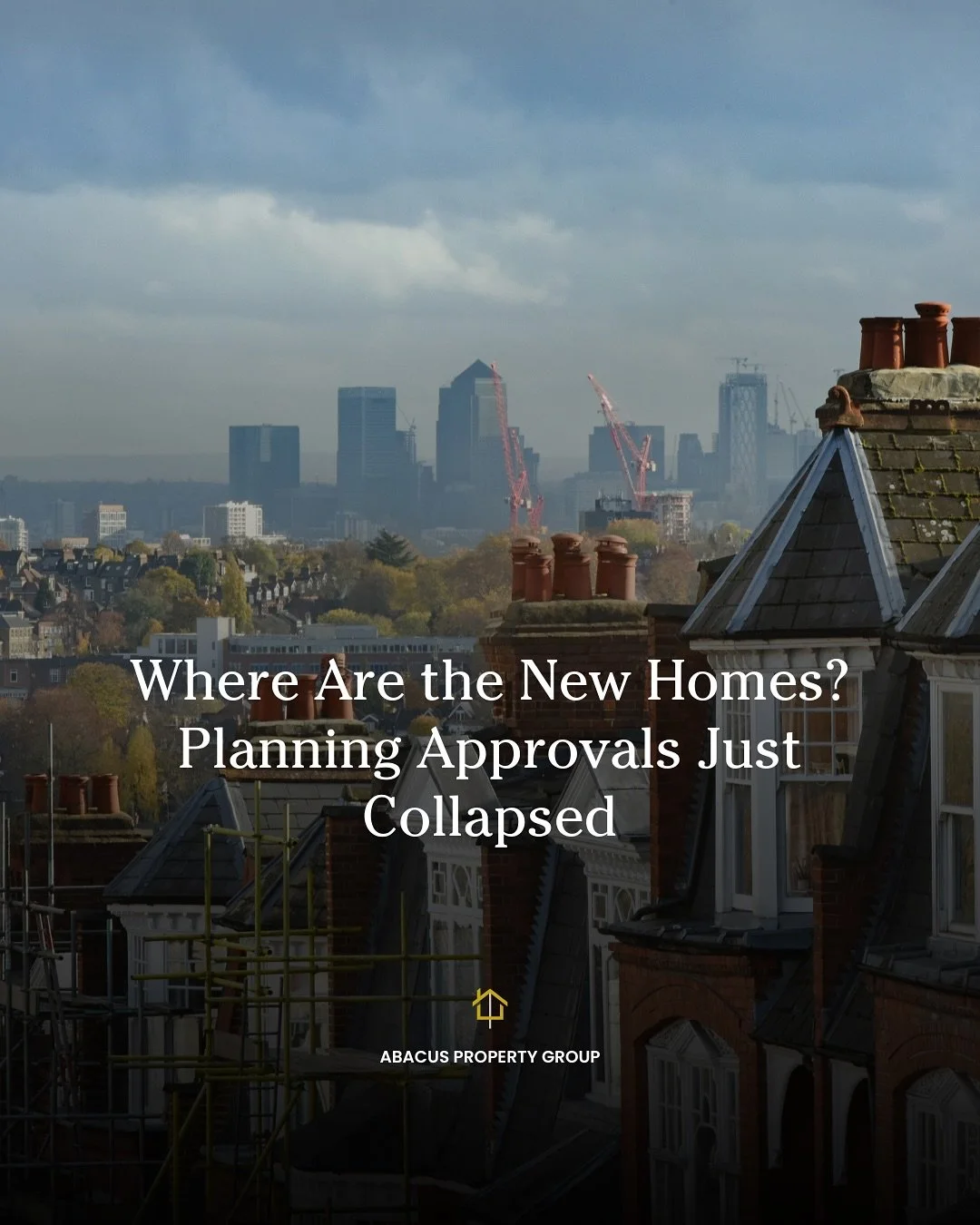 Planning permissions in England hit their lowest levels since 2012—down 17% in Q2, with only 8,200 sites approved in the past year. With new homes drying up, the race is on for investors to lock in supply-rich markets.
Swipe through to see wh