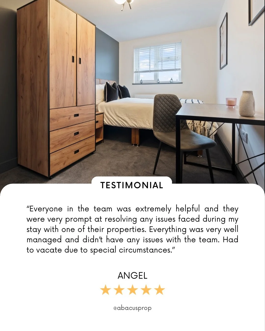 Want happy tenants? 🏡✨

Here&rsquo;s what one of our lovely tenants in our HMOs had to say about living in a home we manage, it just shows how much good management really matters.

If you want your property staged, let, and looked after properly, yo