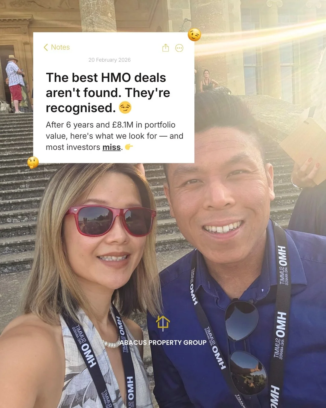 Most investors scroll past the best HMO deals without even knowing it.

After 6 years and &pound;8.1M in portfolio value, we&rsquo;ve learned that spotting a high-yield opportunity isn&rsquo;t about luck &mdash; it&rsquo;s about knowing exactly what 