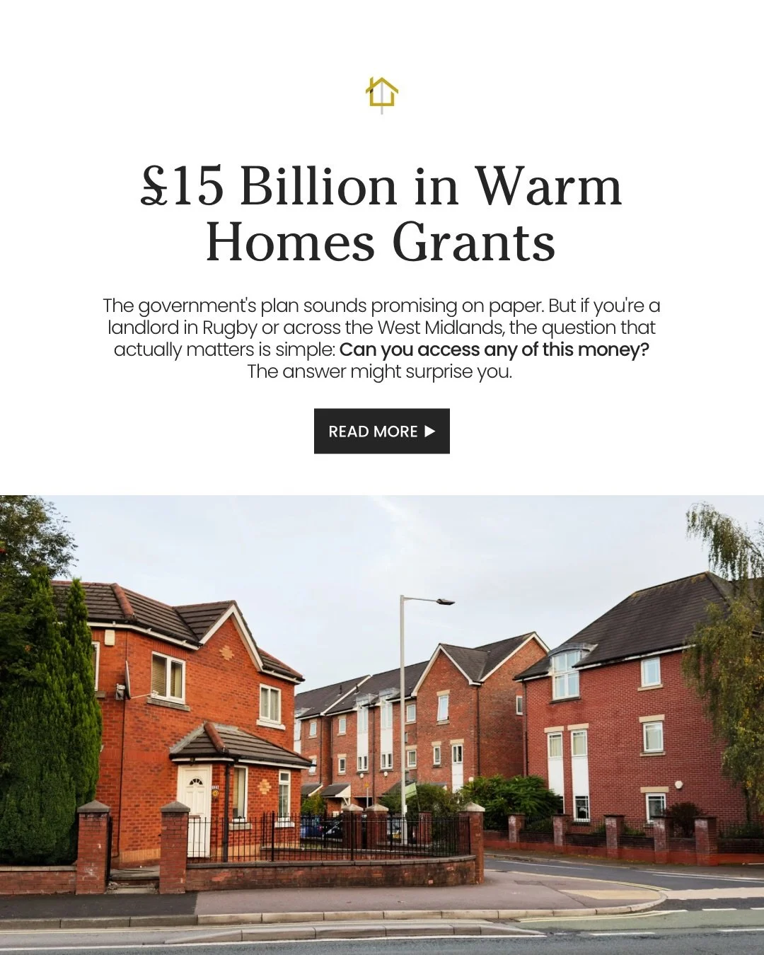 The government&rsquo;s &pound;15bn Warm Homes Plan promises energy upgrade grants&mdash;but eligibility for private landlords is limited. We break down which Rugby and West Midlands landlords qualify and what to do next. 

🔗 Read the full article, l