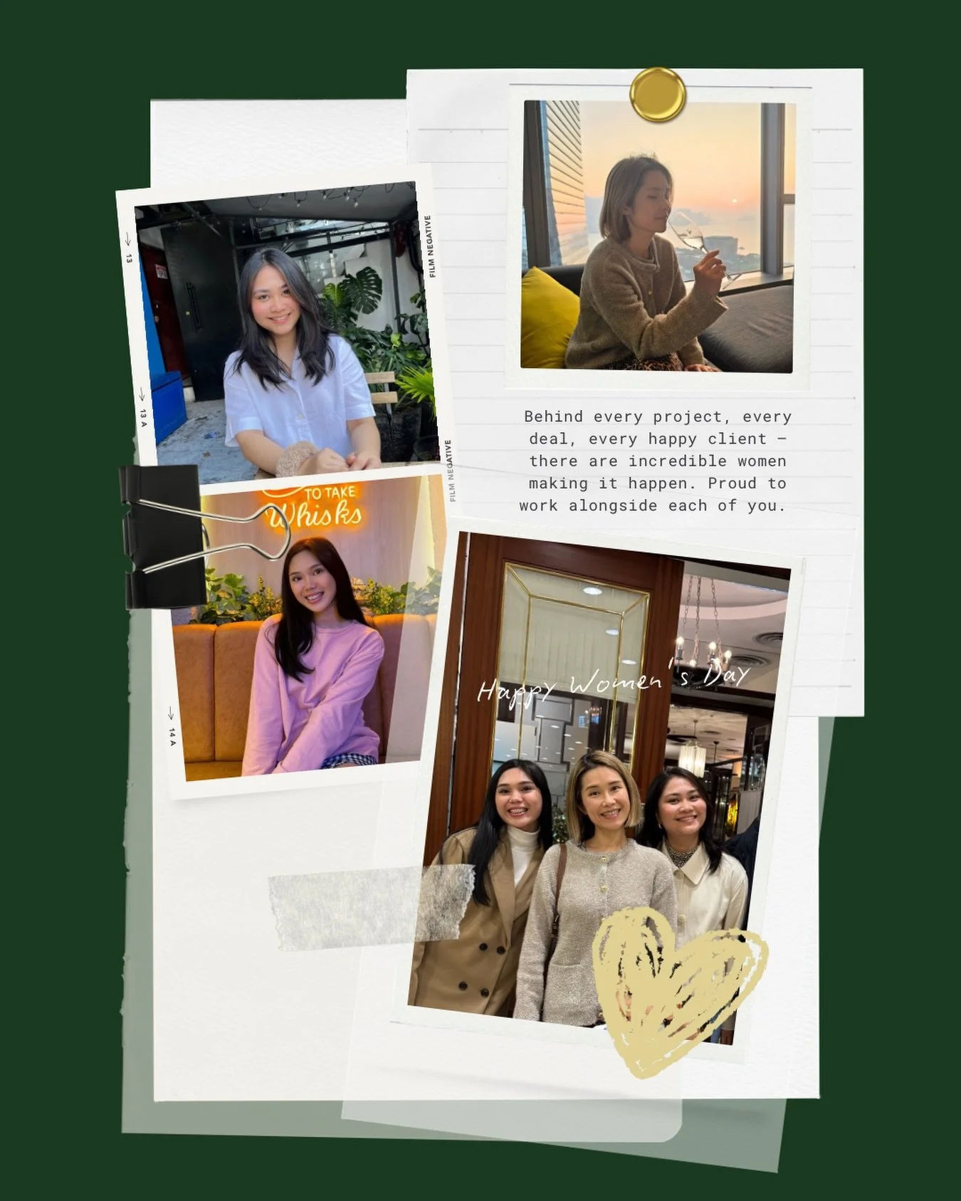 Behind every project, every deal, every happy client - there are incredible women making it happen. 

Proud to work alongside each of you. 

#happywomensday 💙