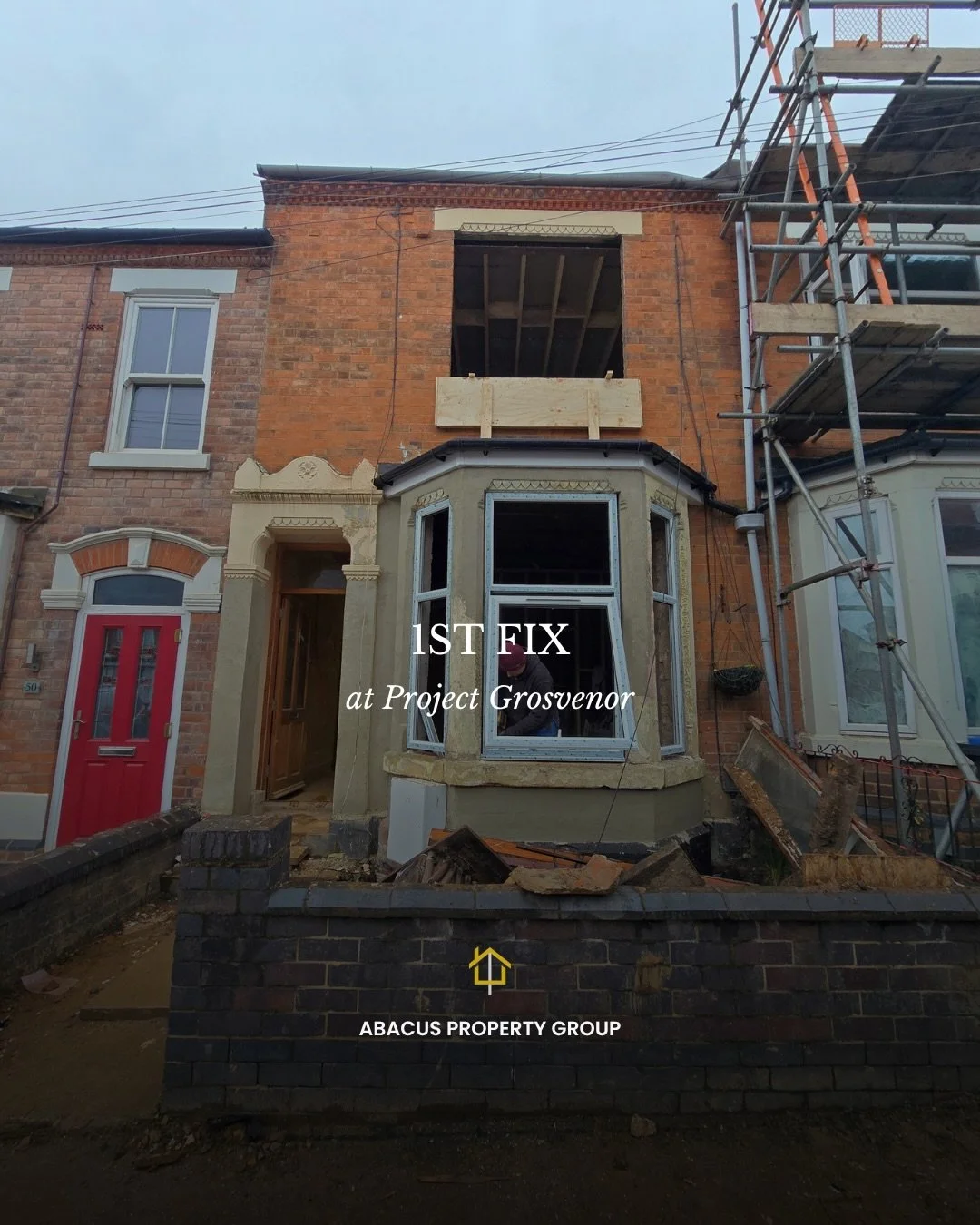 🏡 Project Grosvenor: 1st Fix 100% Complete. ✅⚡🔧

Delayed post - but we're getting you caught up.

The work nobody photographs but everybody needs done right.
Electrics chased in. Plumbing runs sorted. Everything positioned and checked before the wa