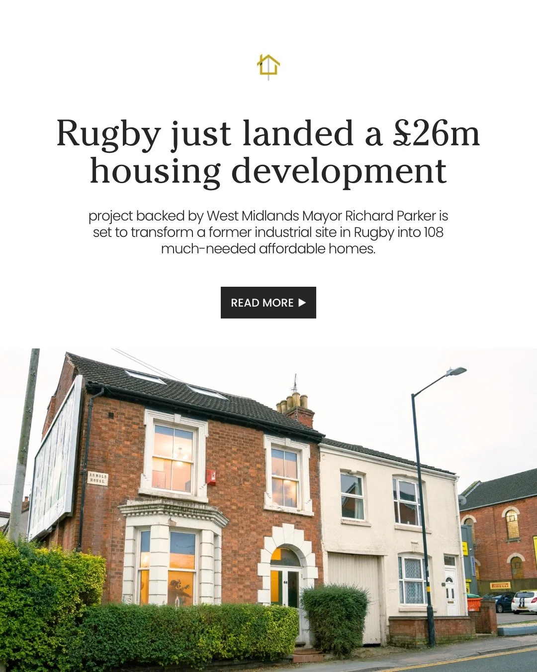 Rugby&rsquo;s housing story just got bigger. A &pound;26m regeneration project, regional government backing, and 108 new homes on the way - the demand for quality private rental in this town isn&rsquo;t going anywhere.

Not on our radar yet? You&rsqu