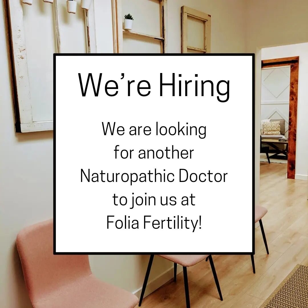 If you are a fertility focused ND with extensive experience working with patients navigating ART and fertility pharmaceuticals, we would love to work with you! 

Folia Fertility is a busy and growing naturopathic fertility clinic in Etobicoke. We are