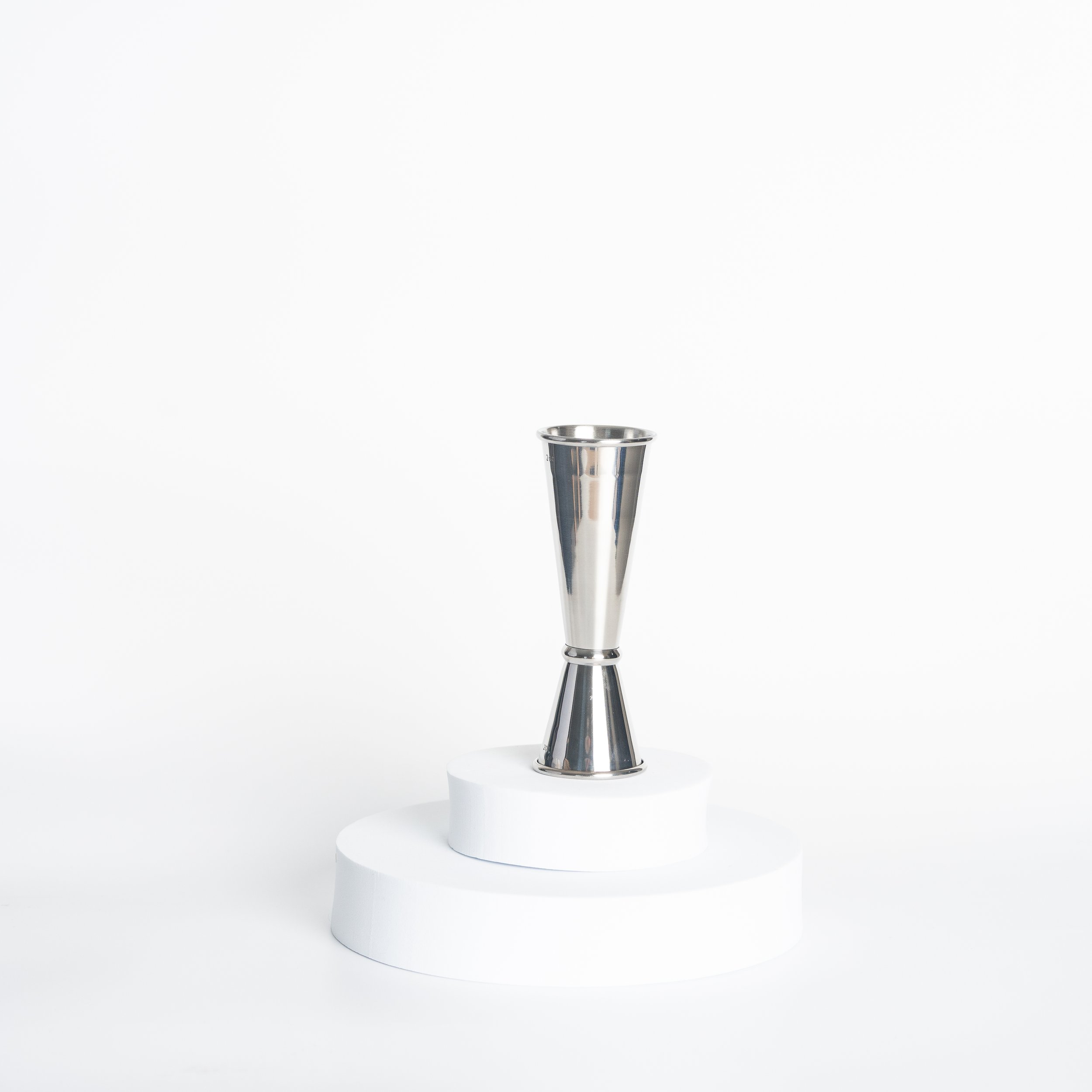 Japanese Style Jigger 30/60ml - Silver