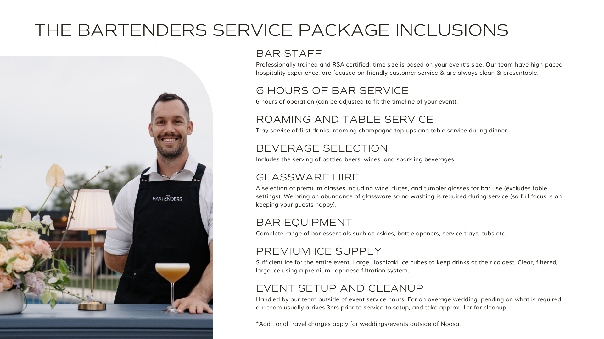 Hire bar staff for wedding | Honestweddingadvice.com