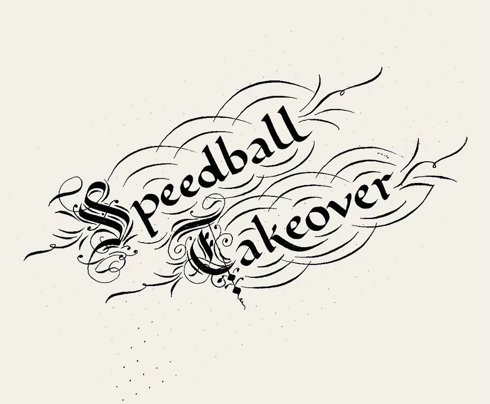 I&rsquo;m thrilled to be taking over @speedball_calligraphy for an entire week YET AGAIN! This is the 3rd time I am taking over with Speedball. It&rsquo;s an absolute honor to have this opportunity, and I&rsquo;m incredibly grateful to Speedball to i