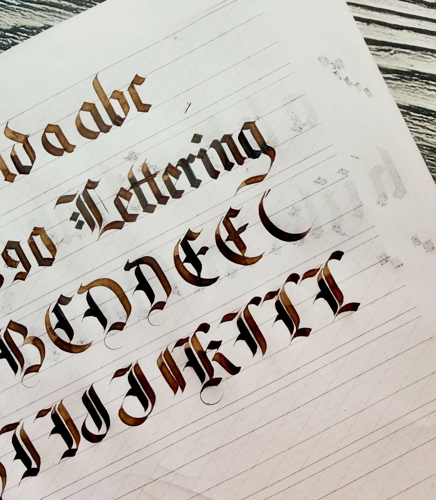 Every new script begins with uncertainty.
Awkward strokes, slow rhythm, unfamiliar forms and that&rsquo;s exactly where growth lives. Starting again reminds me that great work is built one humble line at a time. 🌱
. 
#calligraphy #newscript #newbegi